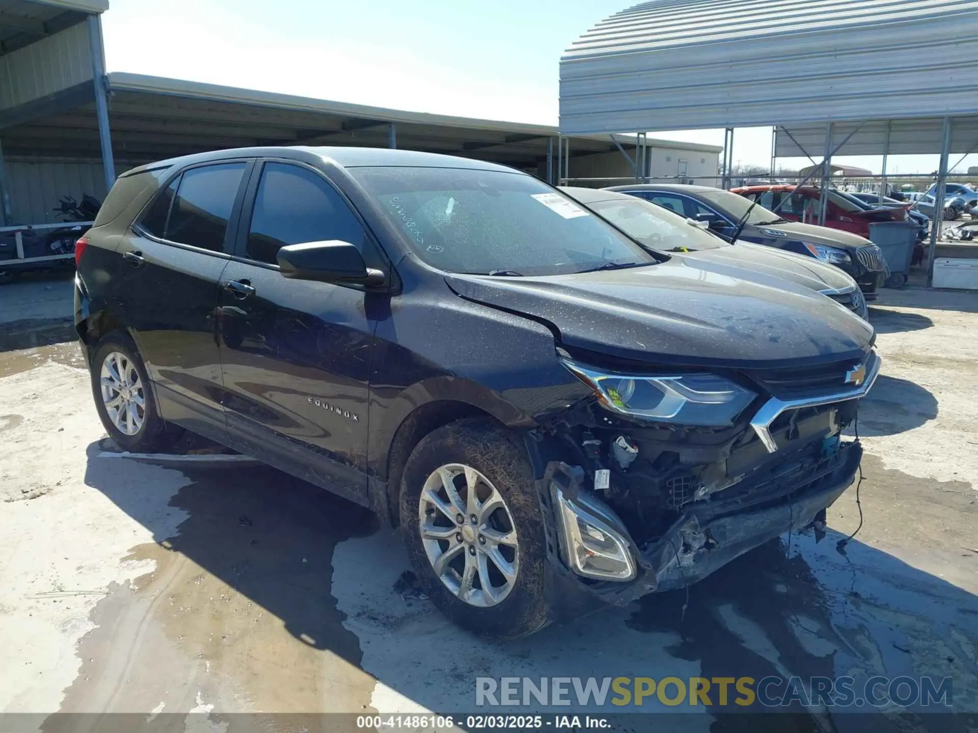 1 Photograph of a damaged car 2GNAXHEVXL6211373 CHEVROLET EQUINOX 2020