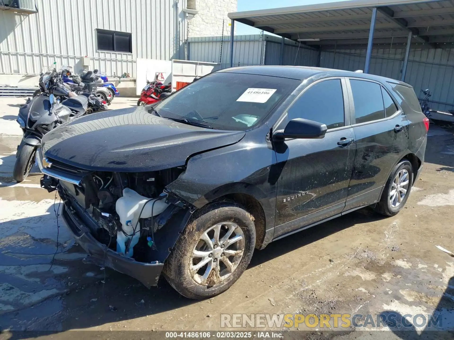2 Photograph of a damaged car 2GNAXHEVXL6211373 CHEVROLET EQUINOX 2020