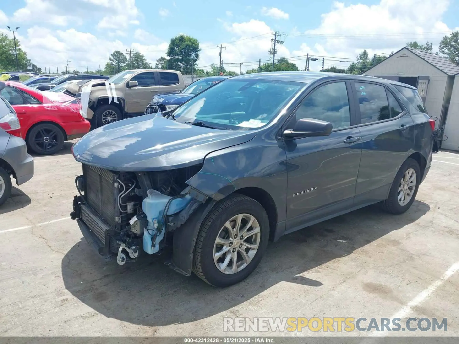 2 Photograph of a damaged car 2GNAXHEVXL6265465 CHEVROLET EQUINOX 2020