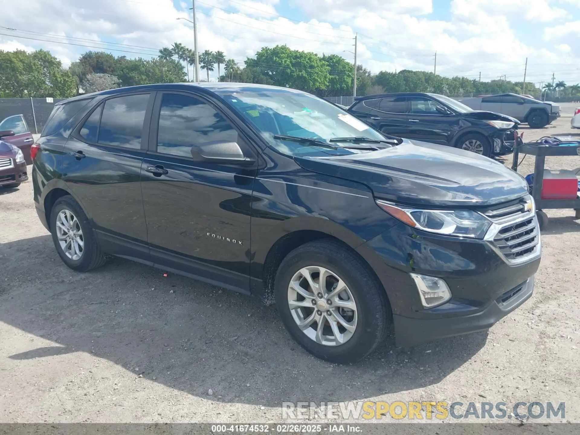 1 Photograph of a damaged car 2GNAXHEVXL6281228 CHEVROLET EQUINOX 2020