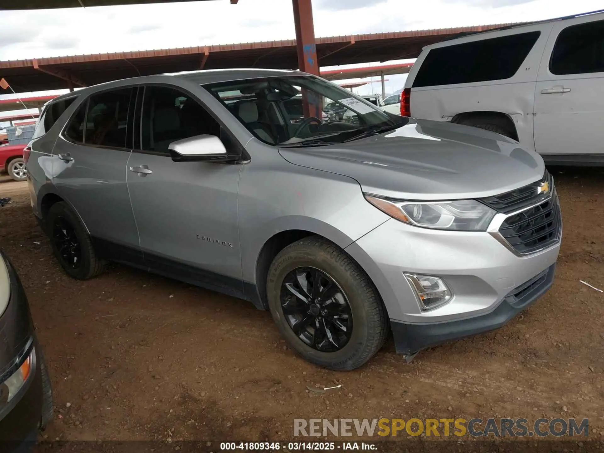 1 Photograph of a damaged car 2GNAXJEV0L6176382 CHEVROLET EQUINOX 2020