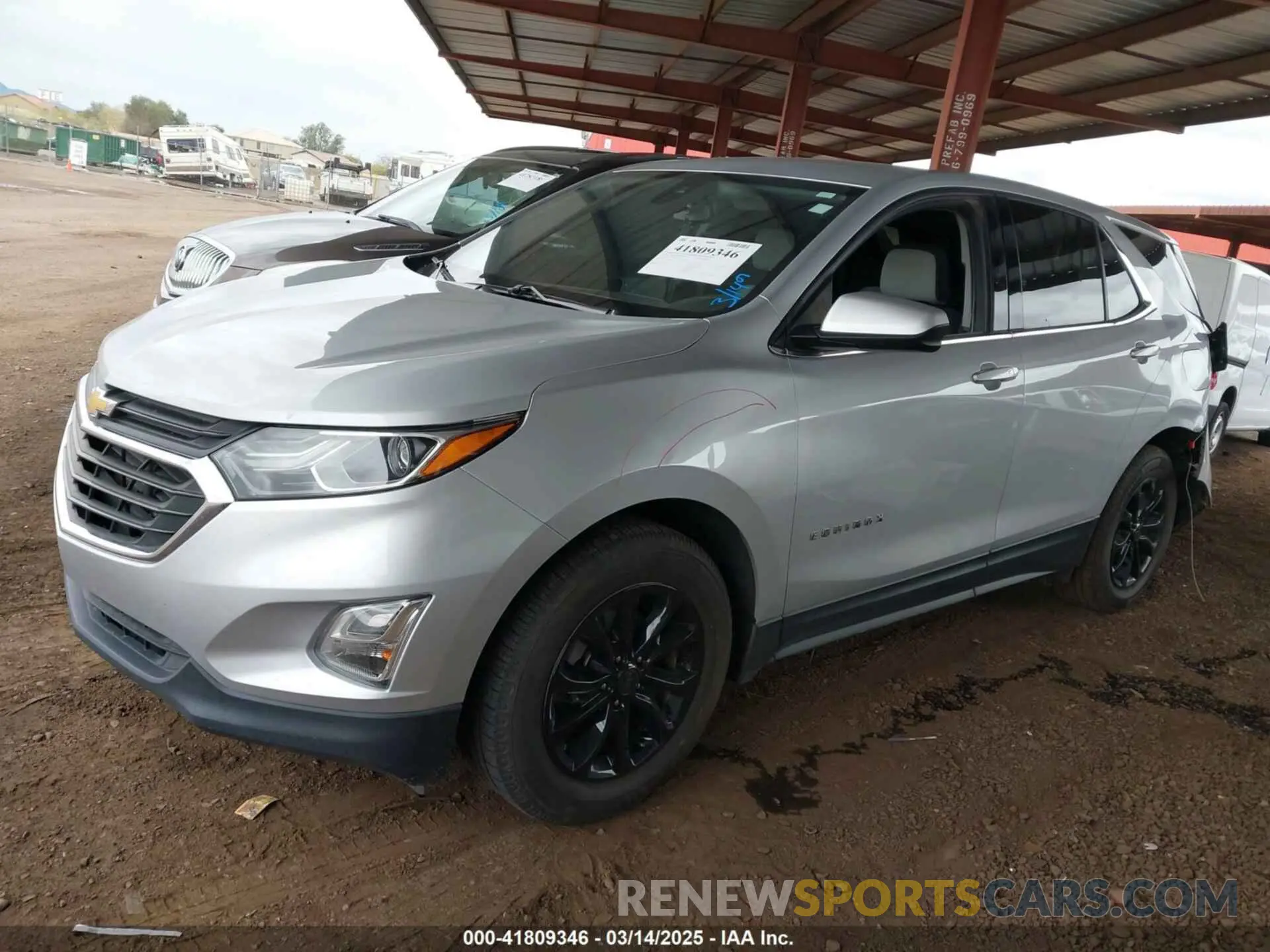 2 Photograph of a damaged car 2GNAXJEV0L6176382 CHEVROLET EQUINOX 2020