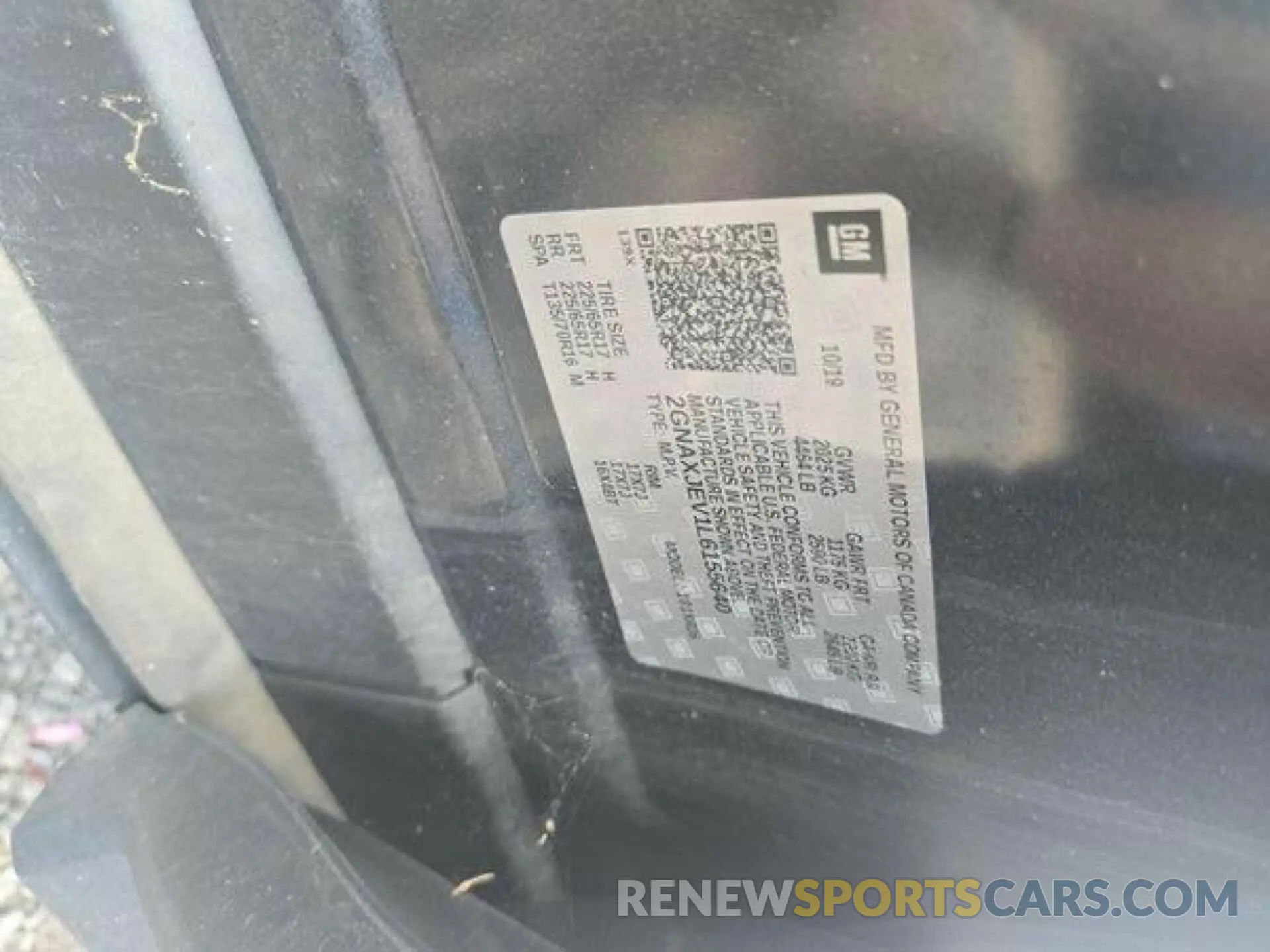 2 Photograph of a damaged car 2GNAXJEV1L6155640 CHEVROLET EQUINOX 2020