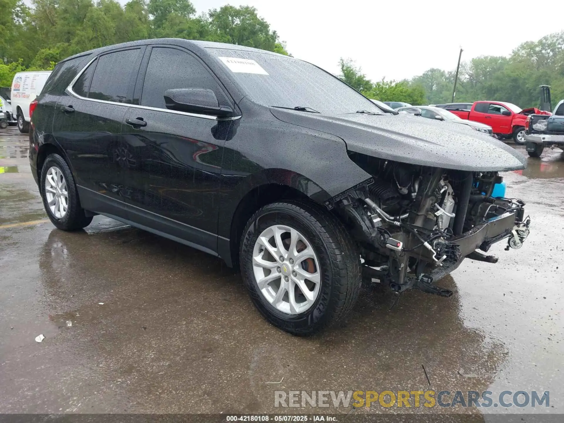 1 Photograph of a damaged car 2GNAXJEV2L6168333 CHEVROLET EQUINOX 2020