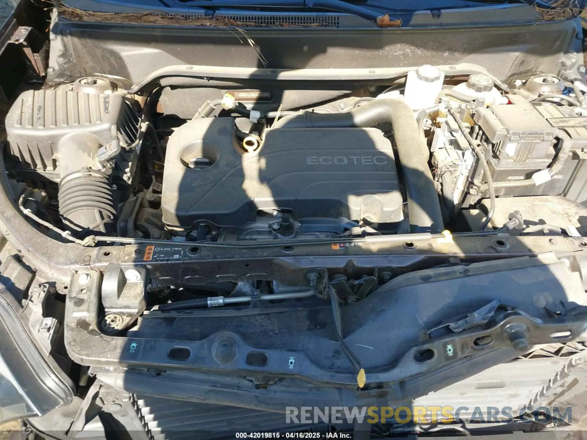 10 Photograph of a damaged car 2GNAXJEV2L6218129 CHEVROLET EQUINOX 2020