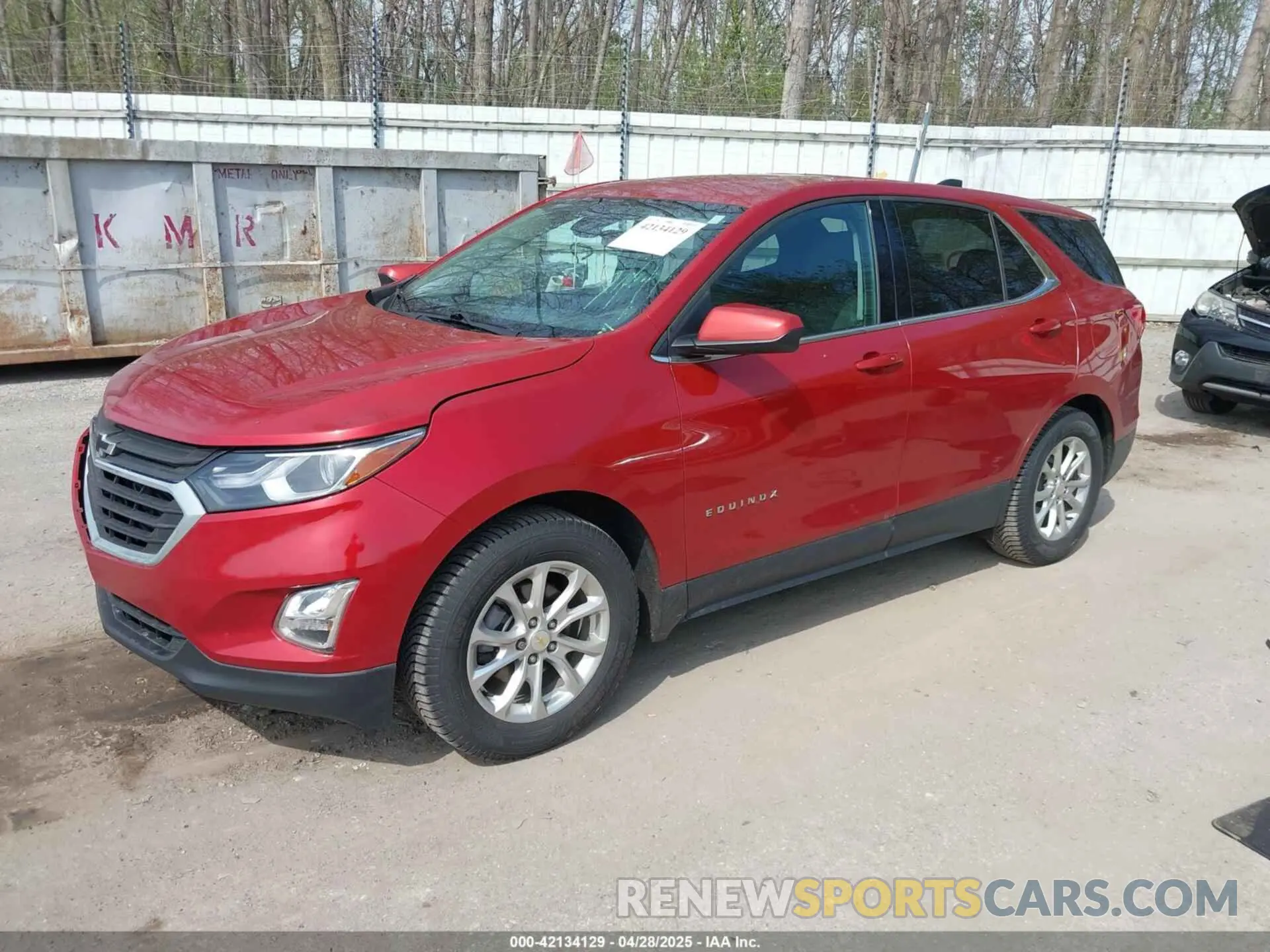 2 Photograph of a damaged car 2GNAXJEV2L6224318 CHEVROLET EQUINOX 2020