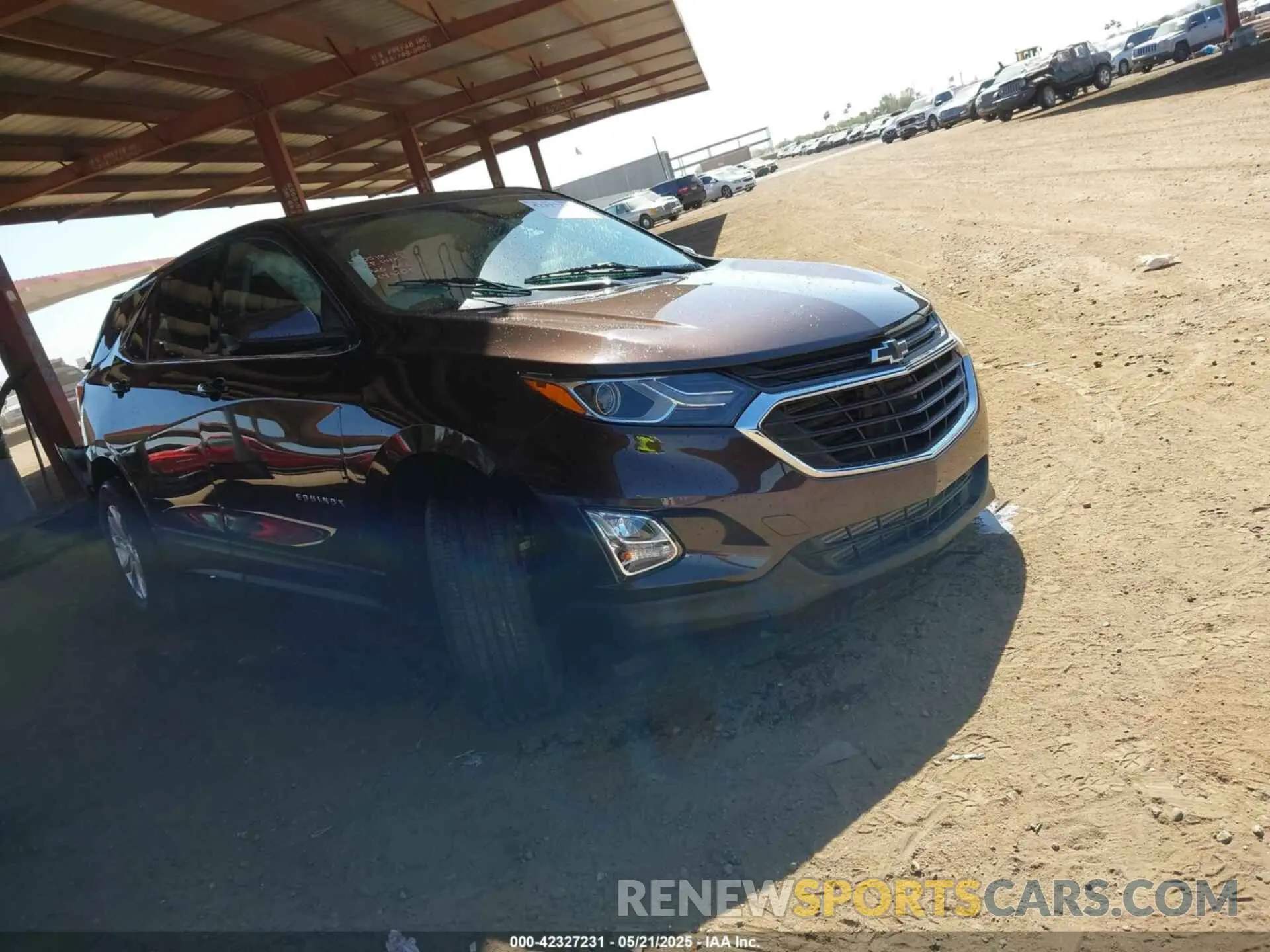 1 Photograph of a damaged car 2GNAXJEV4L6245025 CHEVROLET EQUINOX 2020