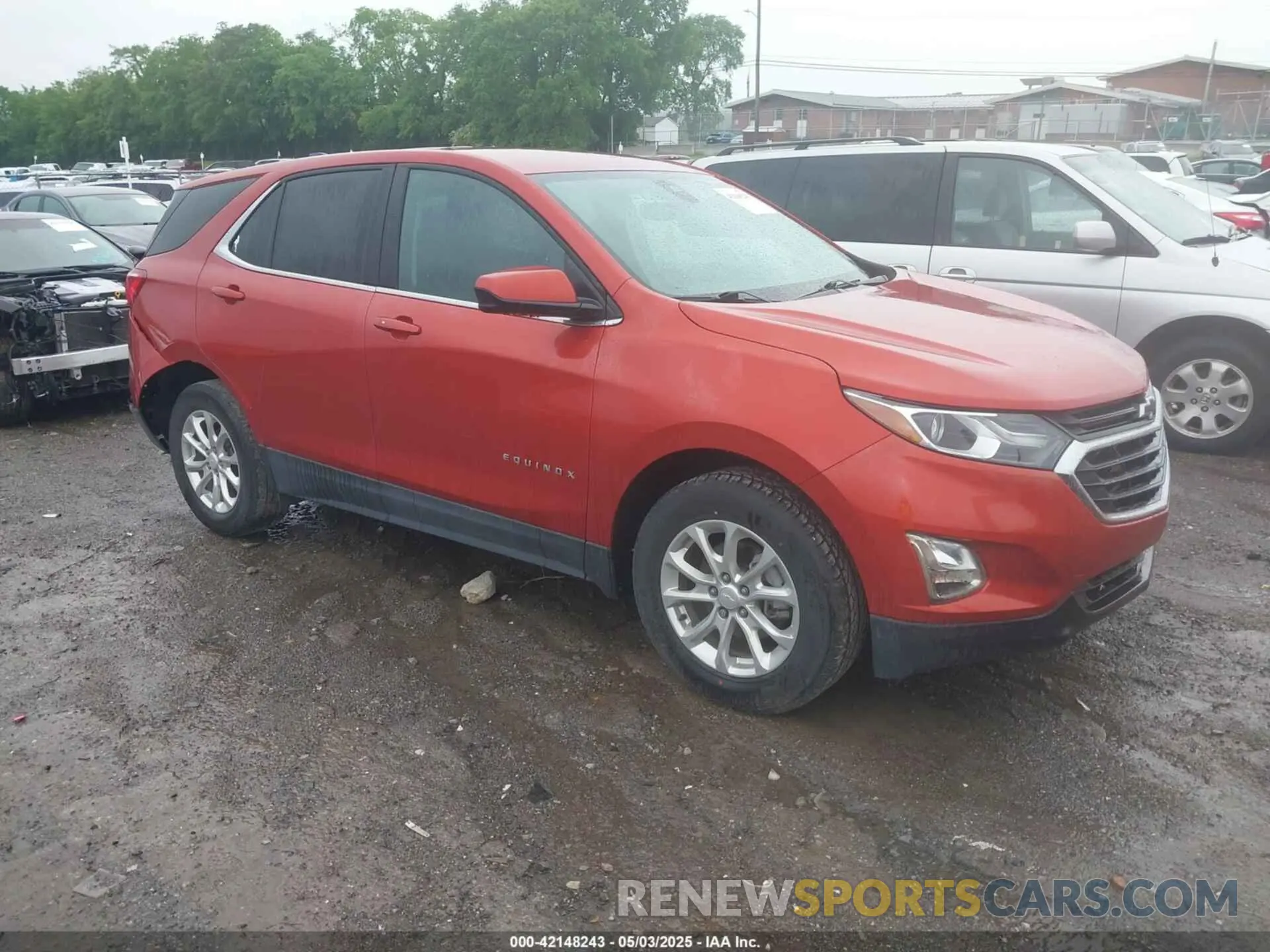 1 Photograph of a damaged car 2GNAXJEV4L6245574 CHEVROLET EQUINOX 2020