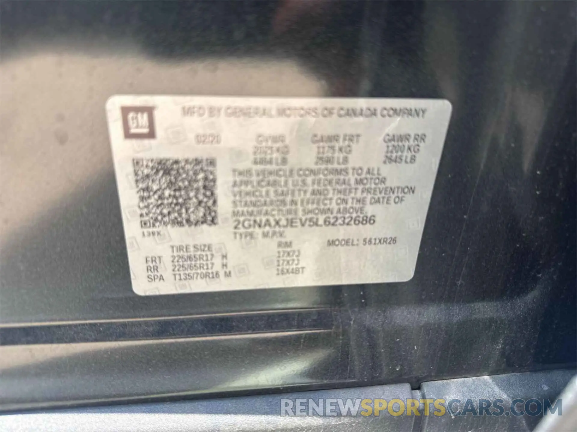 9 Photograph of a damaged car 2GNAXJEV5L6232686 CHEVROLET EQUINOX 2020