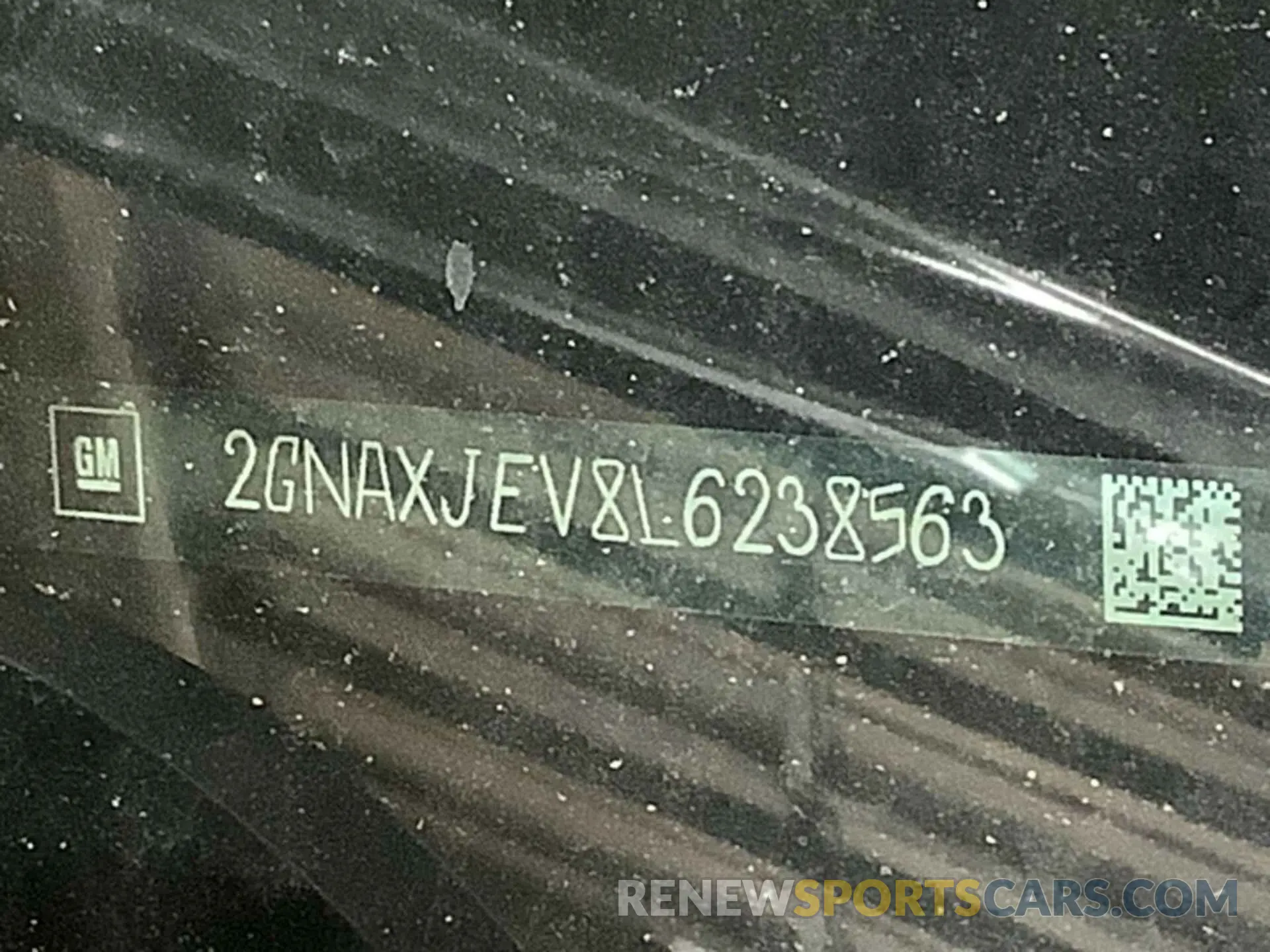 20 Photograph of a damaged car 2GNAXJEV8L6238563 CHEVROLET EQUINOX 2020