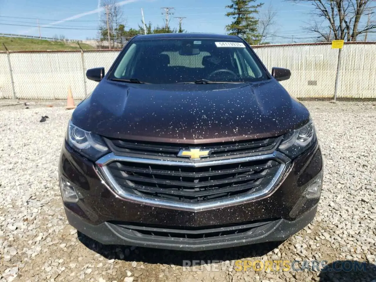 5 Photograph of a damaged car 2GNAXJEV9L6260345 CHEVROLET EQUINOX 2020