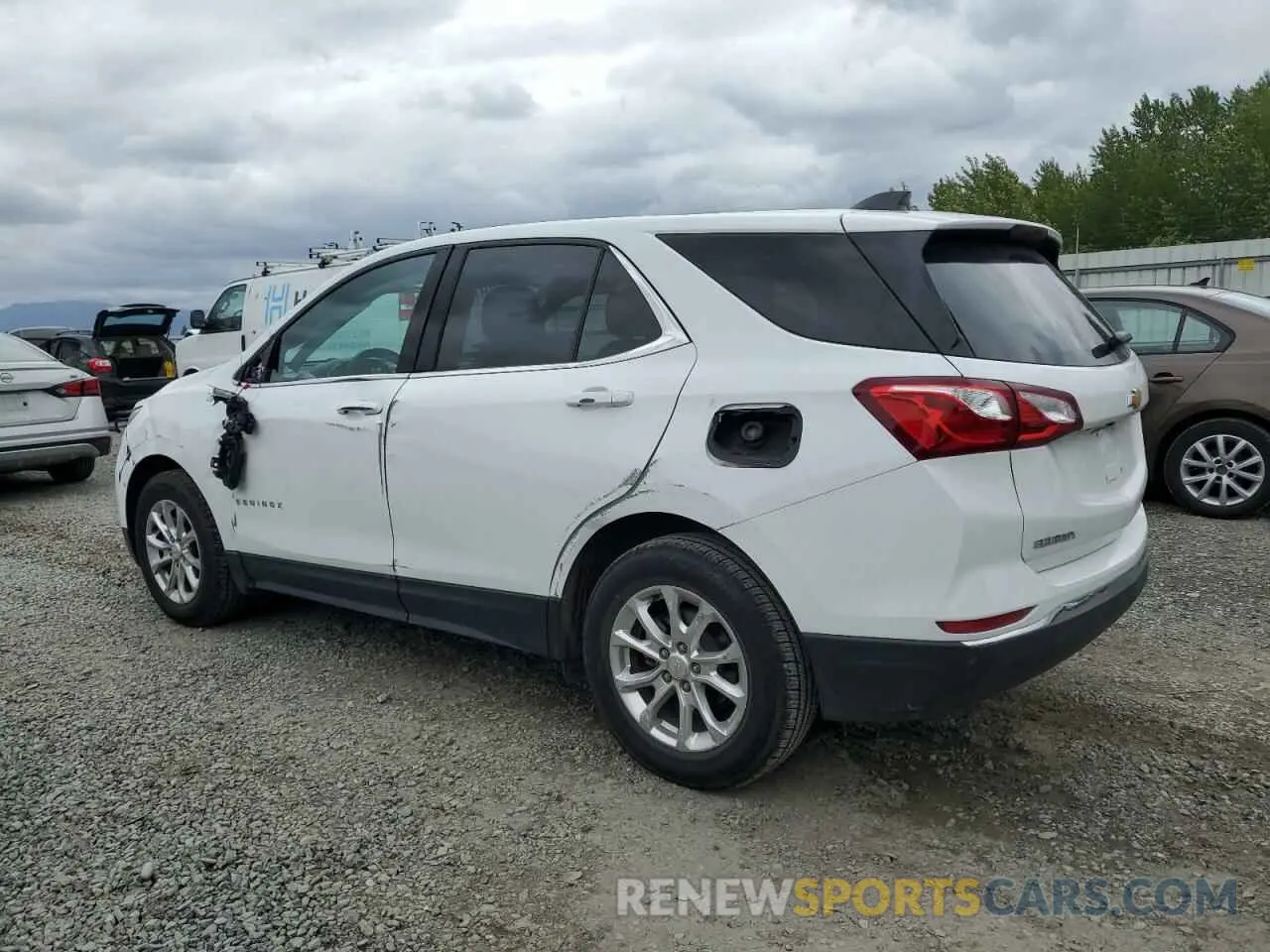 2 Photograph of a damaged car 2GNAXJEVXL6232165 CHEVROLET EQUINOX 2020