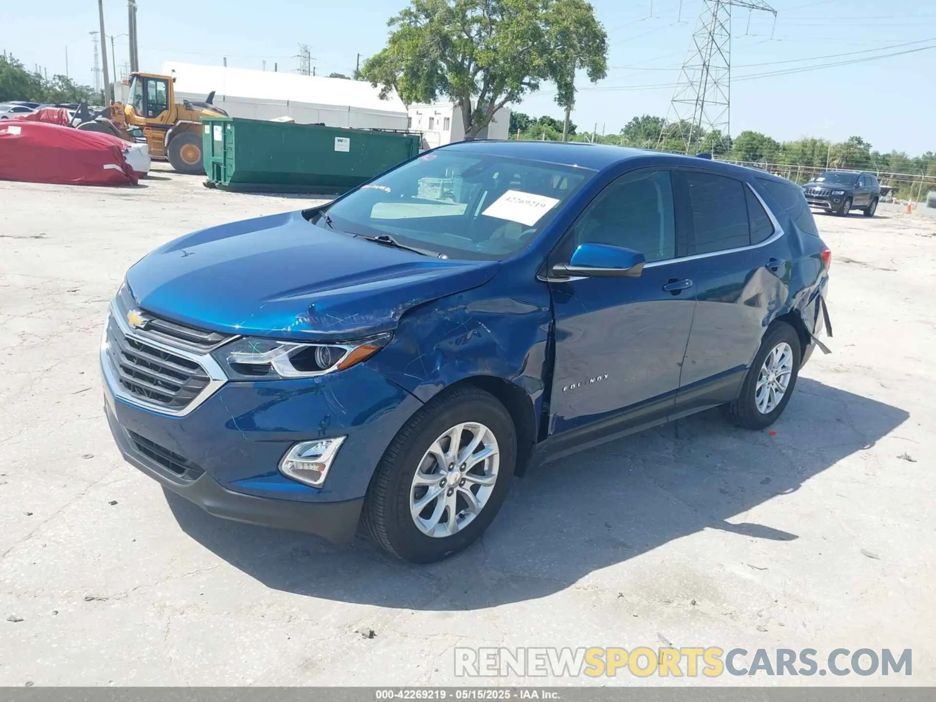 2 Photograph of a damaged car 2GNAXKEV0L6125258 CHEVROLET EQUINOX 2020