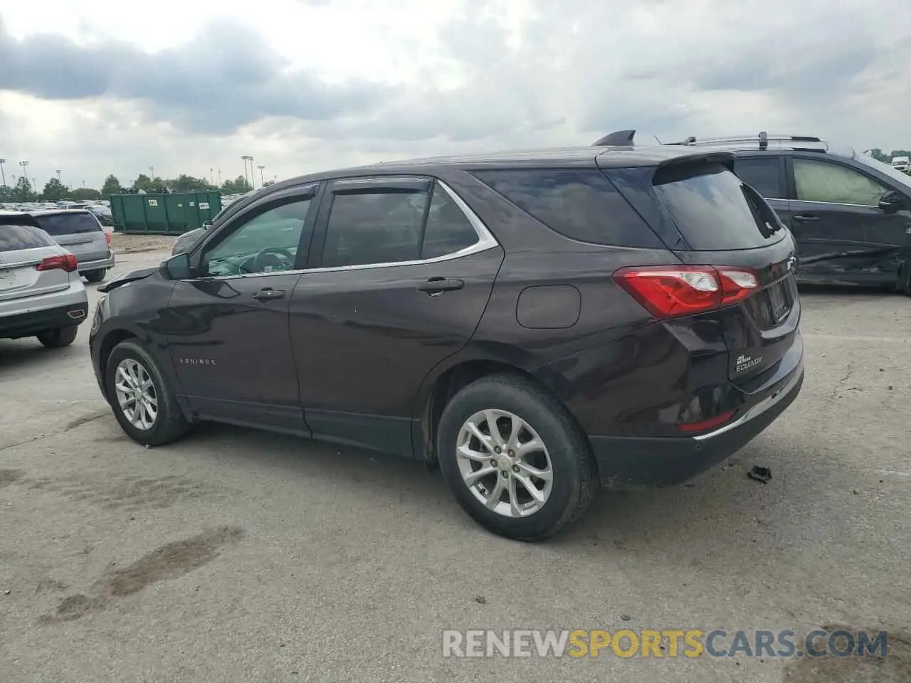 2 Photograph of a damaged car 2GNAXKEV0L6138107 CHEVROLET EQUINOX 2020