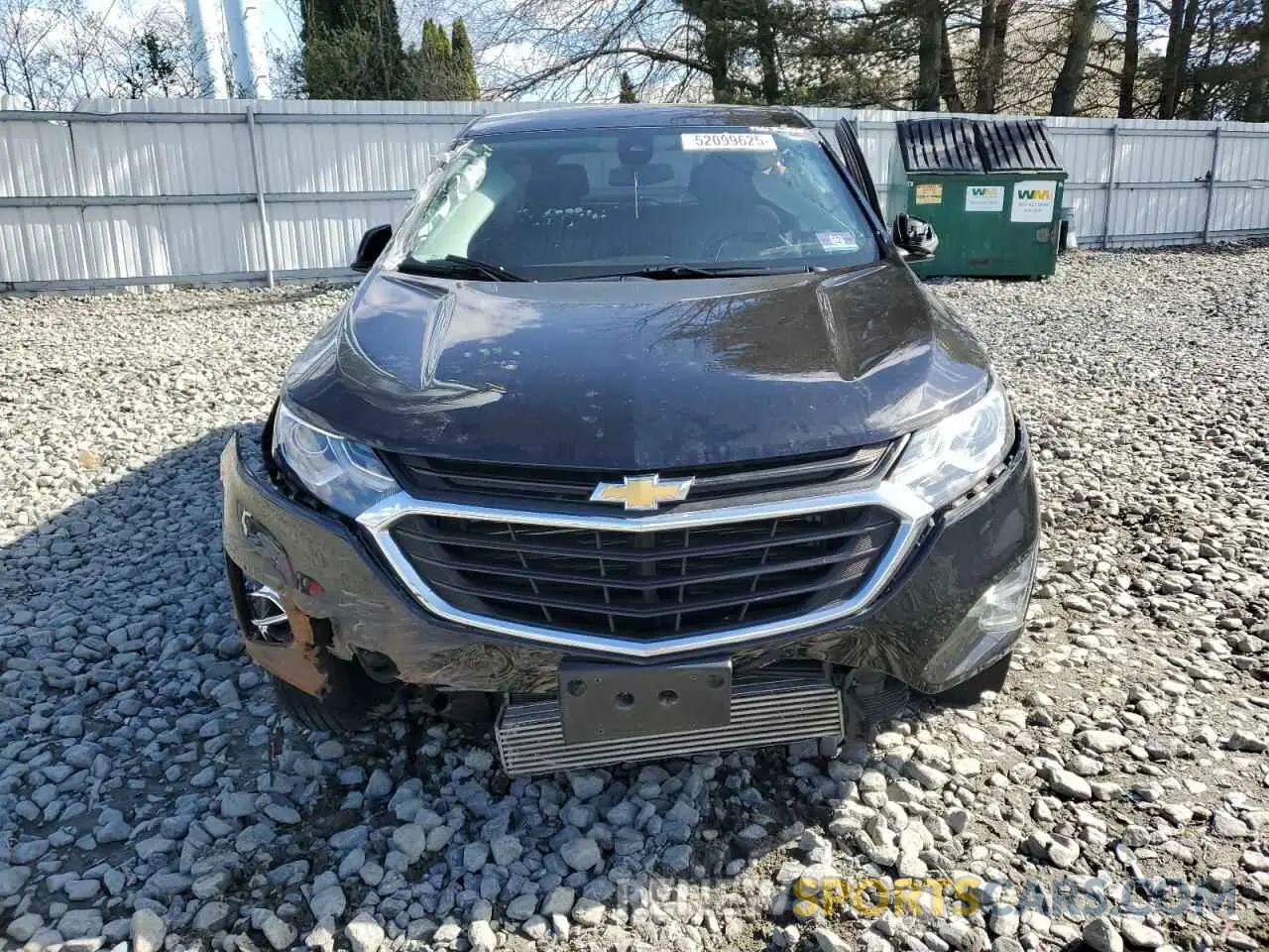 5 Photograph of a damaged car 2GNAXKEV0L6182060 CHEVROLET EQUINOX 2020