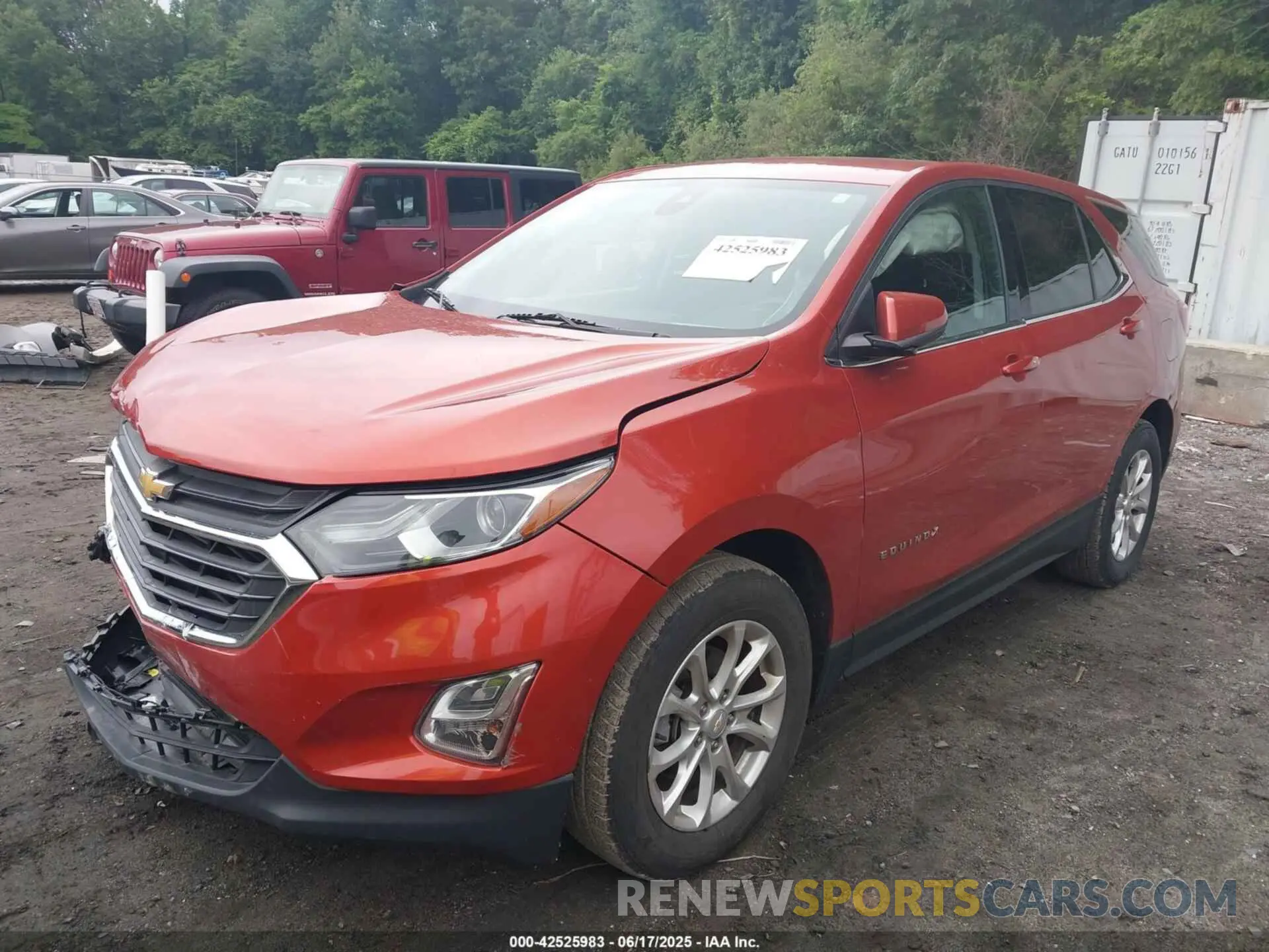 2 Photograph of a damaged car 2GNAXKEV2L6132034 CHEVROLET EQUINOX 2020