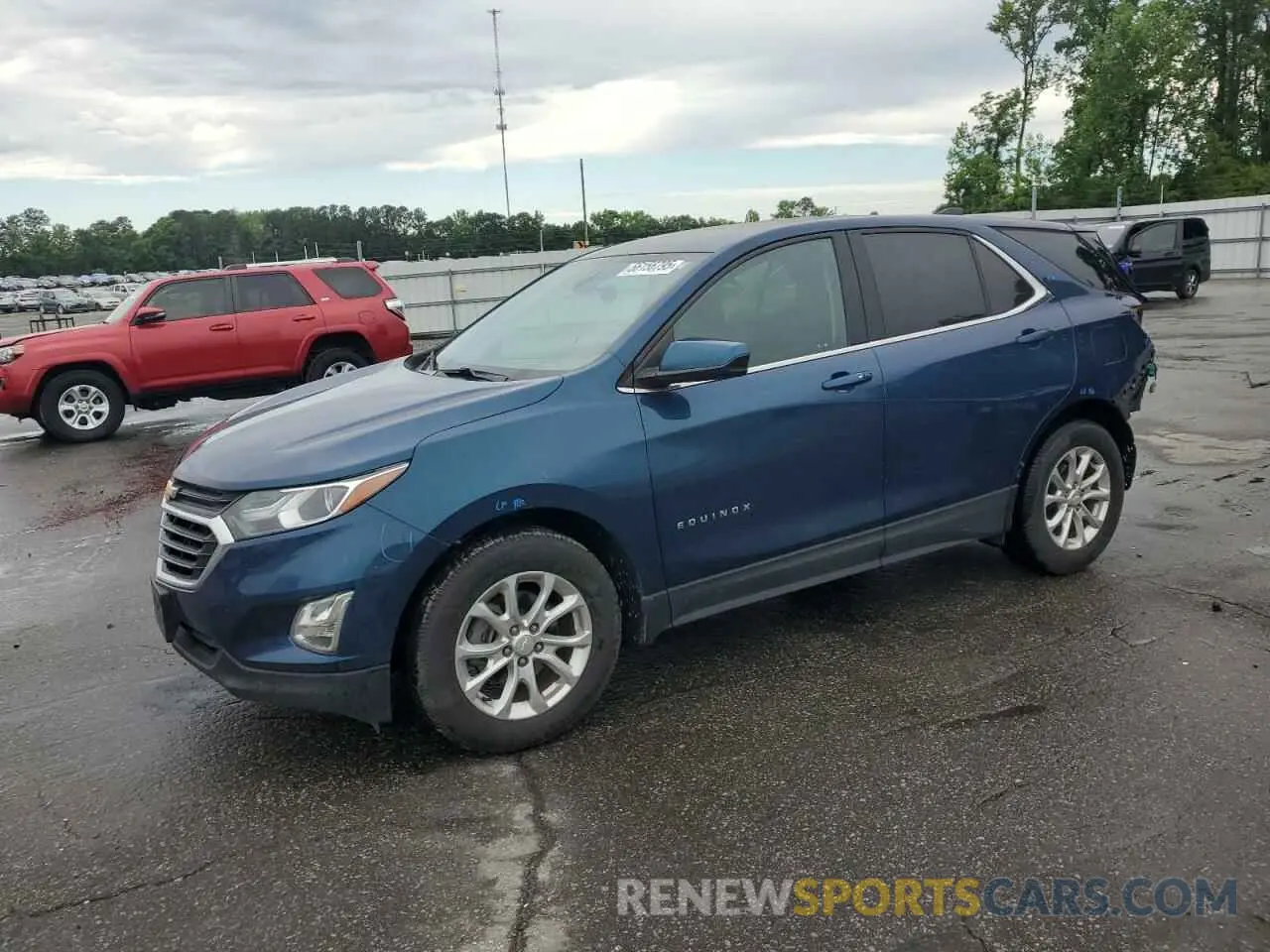 1 Photograph of a damaged car 2GNAXKEV2L6135676 CHEVROLET EQUINOX 2020