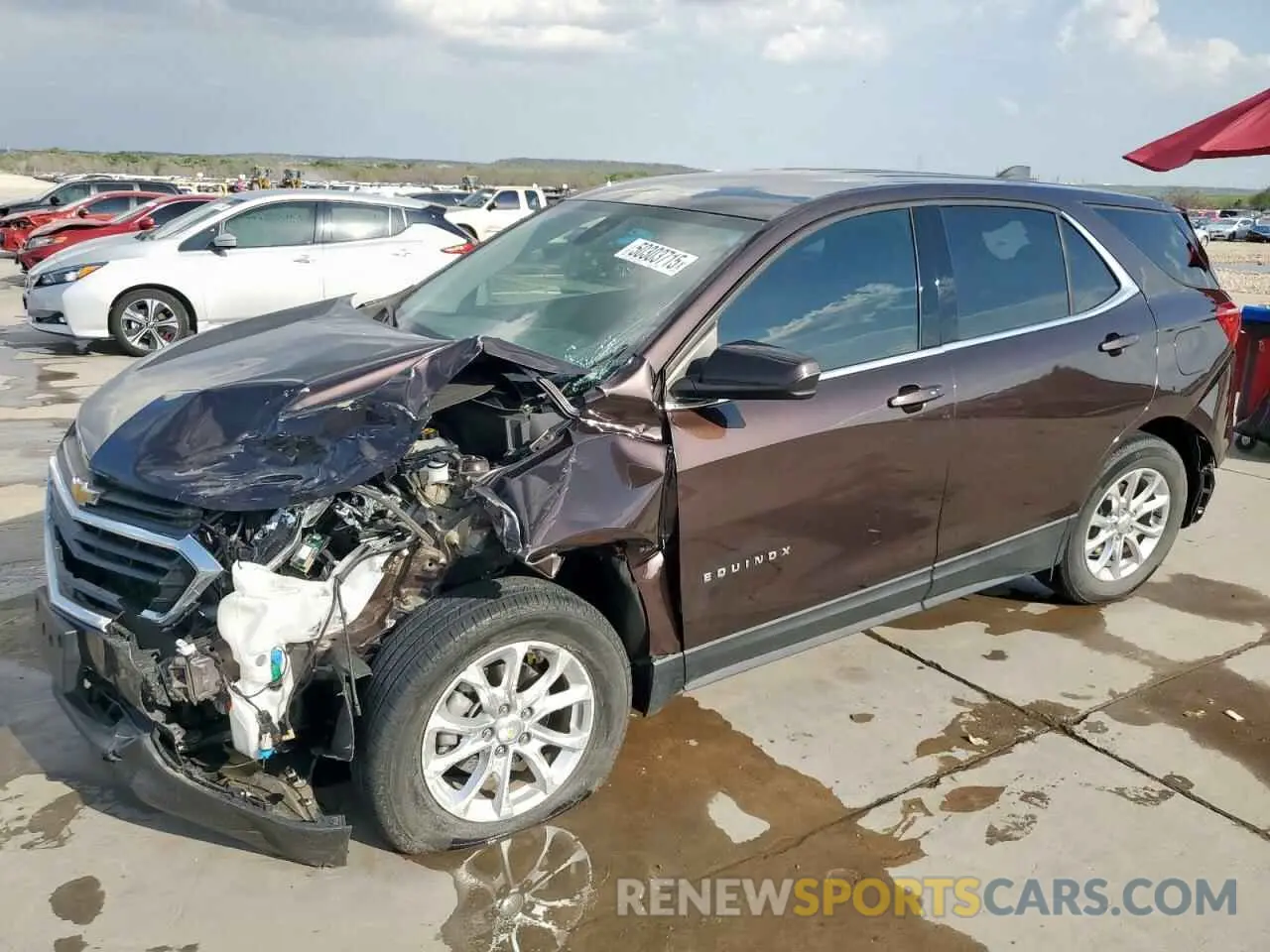 1 Photograph of a damaged car 2GNAXKEV2L6238399 CHEVROLET EQUINOX 2020