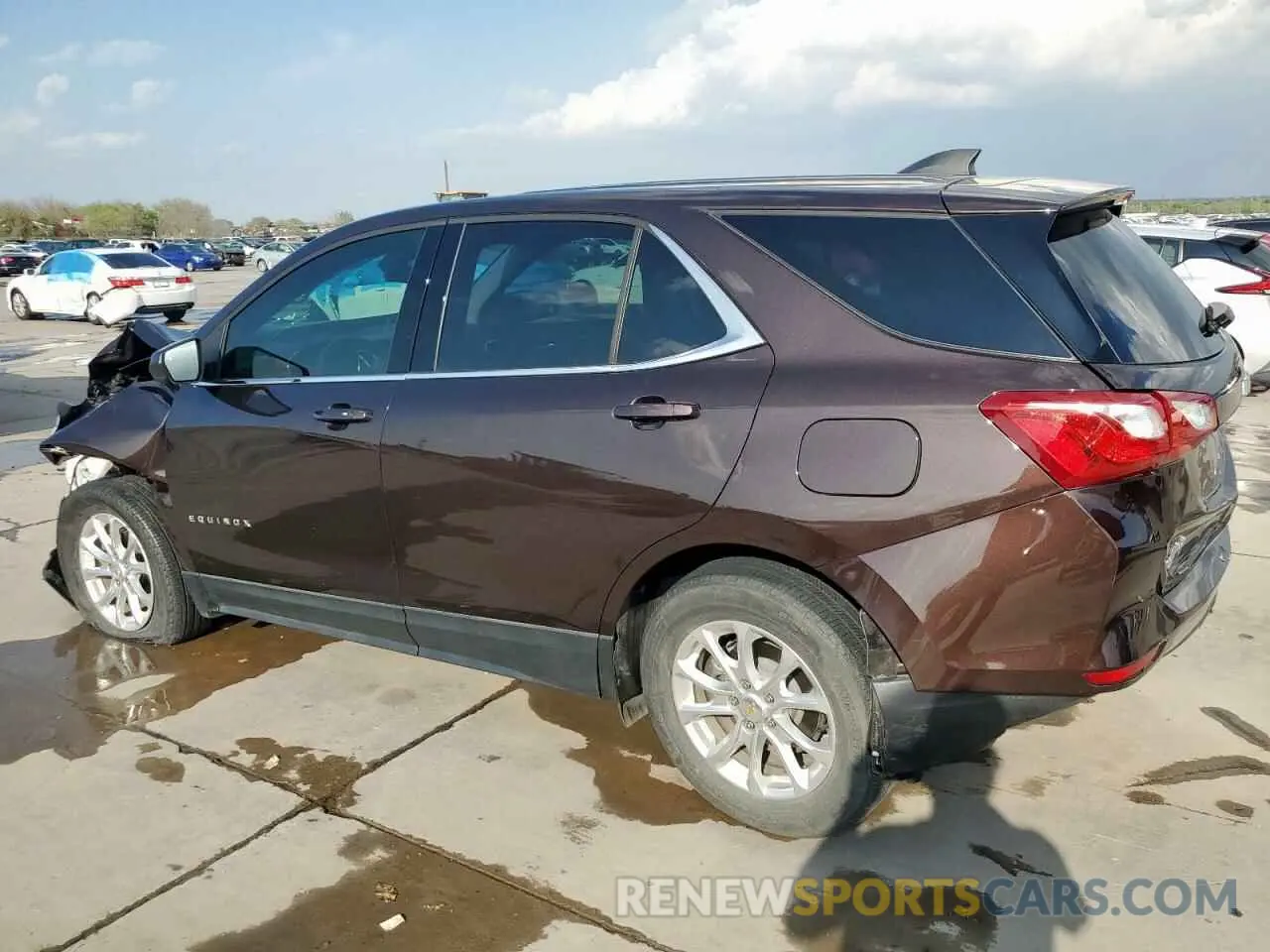 2 Photograph of a damaged car 2GNAXKEV2L6238399 CHEVROLET EQUINOX 2020