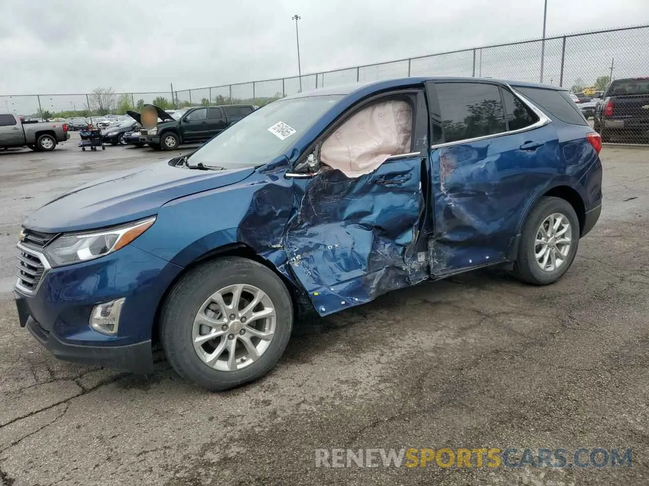 1 Photograph of a damaged car 2GNAXKEV2L6250598 CHEVROLET EQUINOX 2020