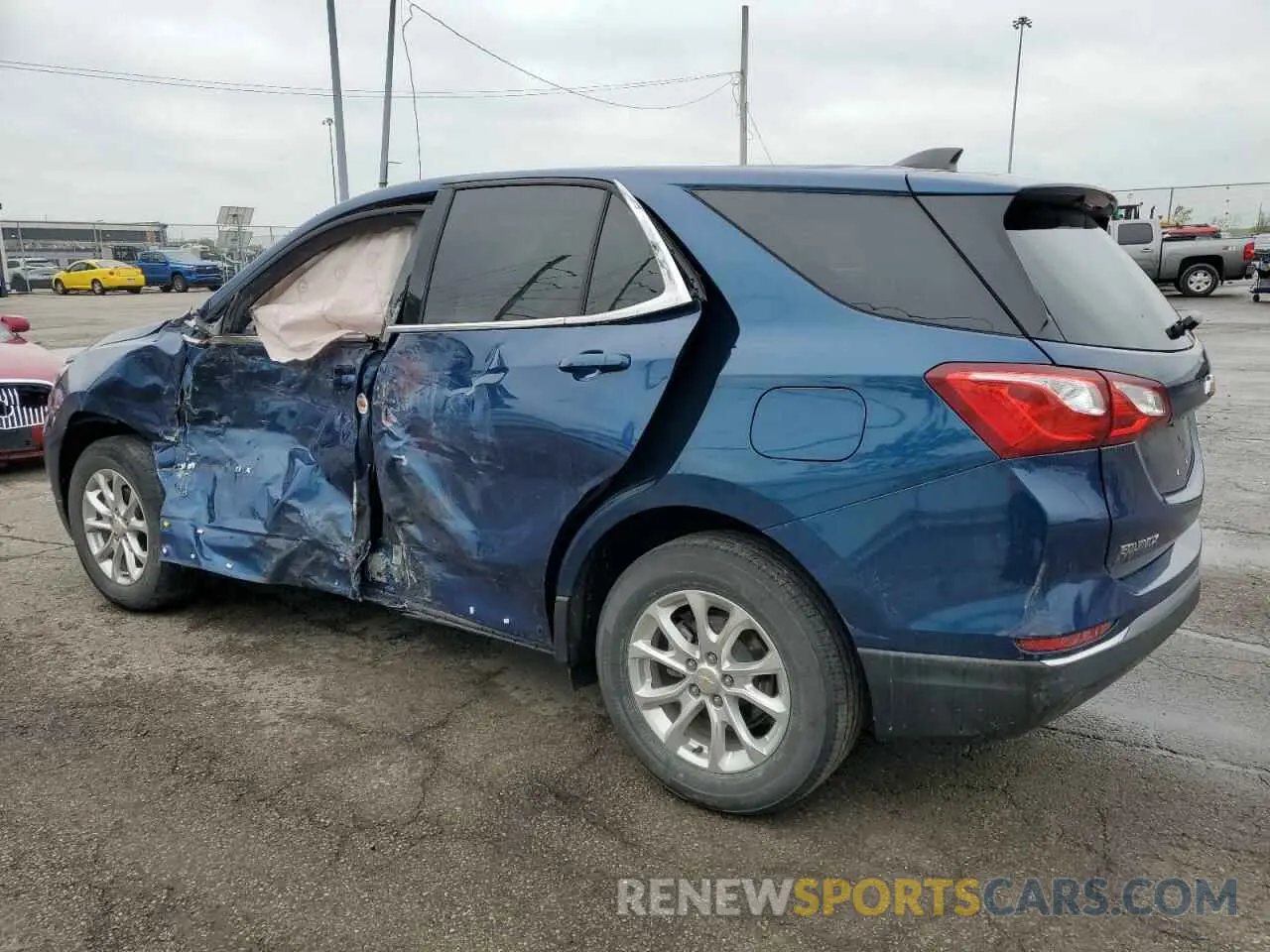 2 Photograph of a damaged car 2GNAXKEV2L6250598 CHEVROLET EQUINOX 2020