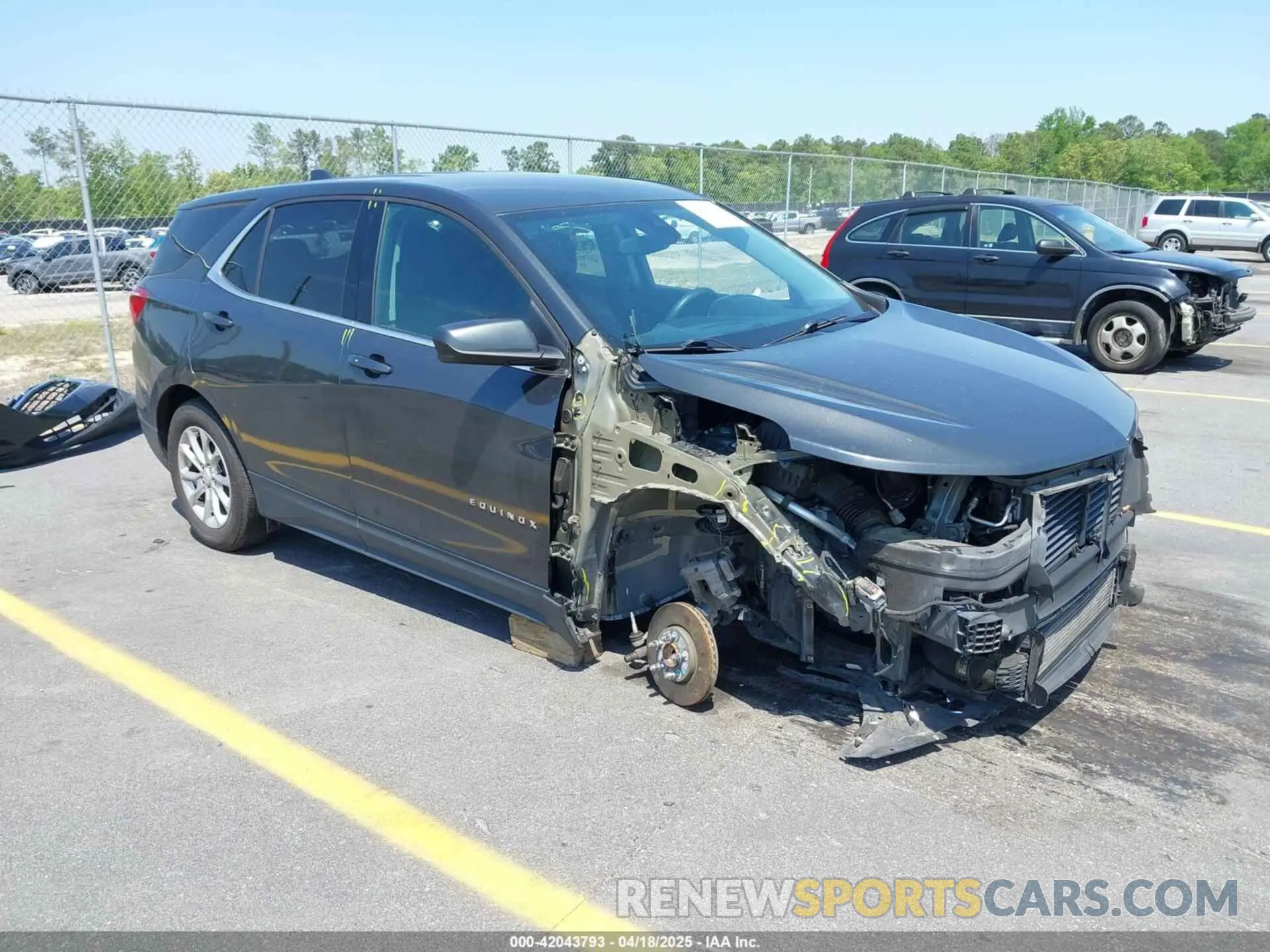 1 Photograph of a damaged car 2GNAXKEV4L6222950 CHEVROLET EQUINOX 2020