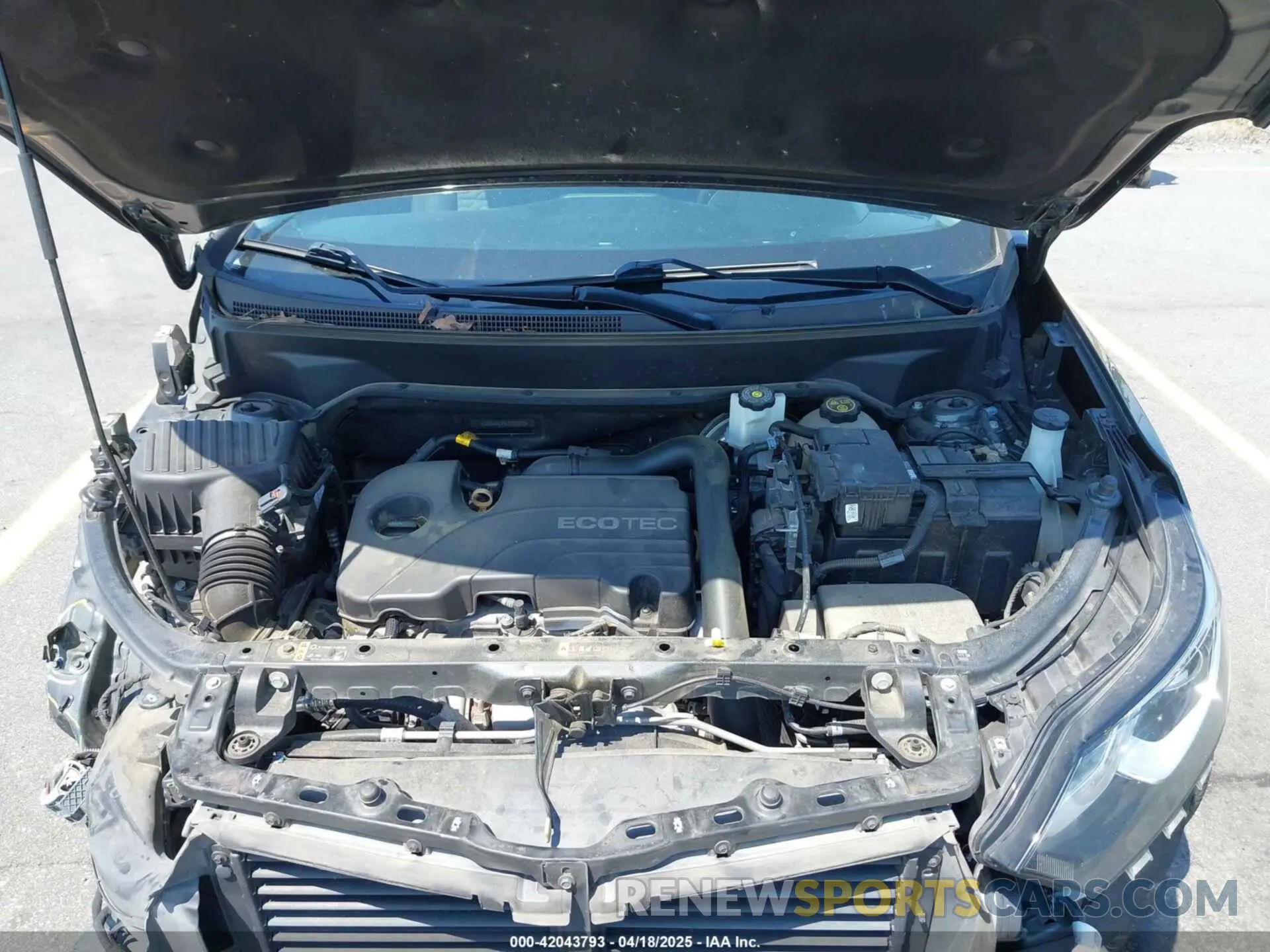 10 Photograph of a damaged car 2GNAXKEV4L6222950 CHEVROLET EQUINOX 2020