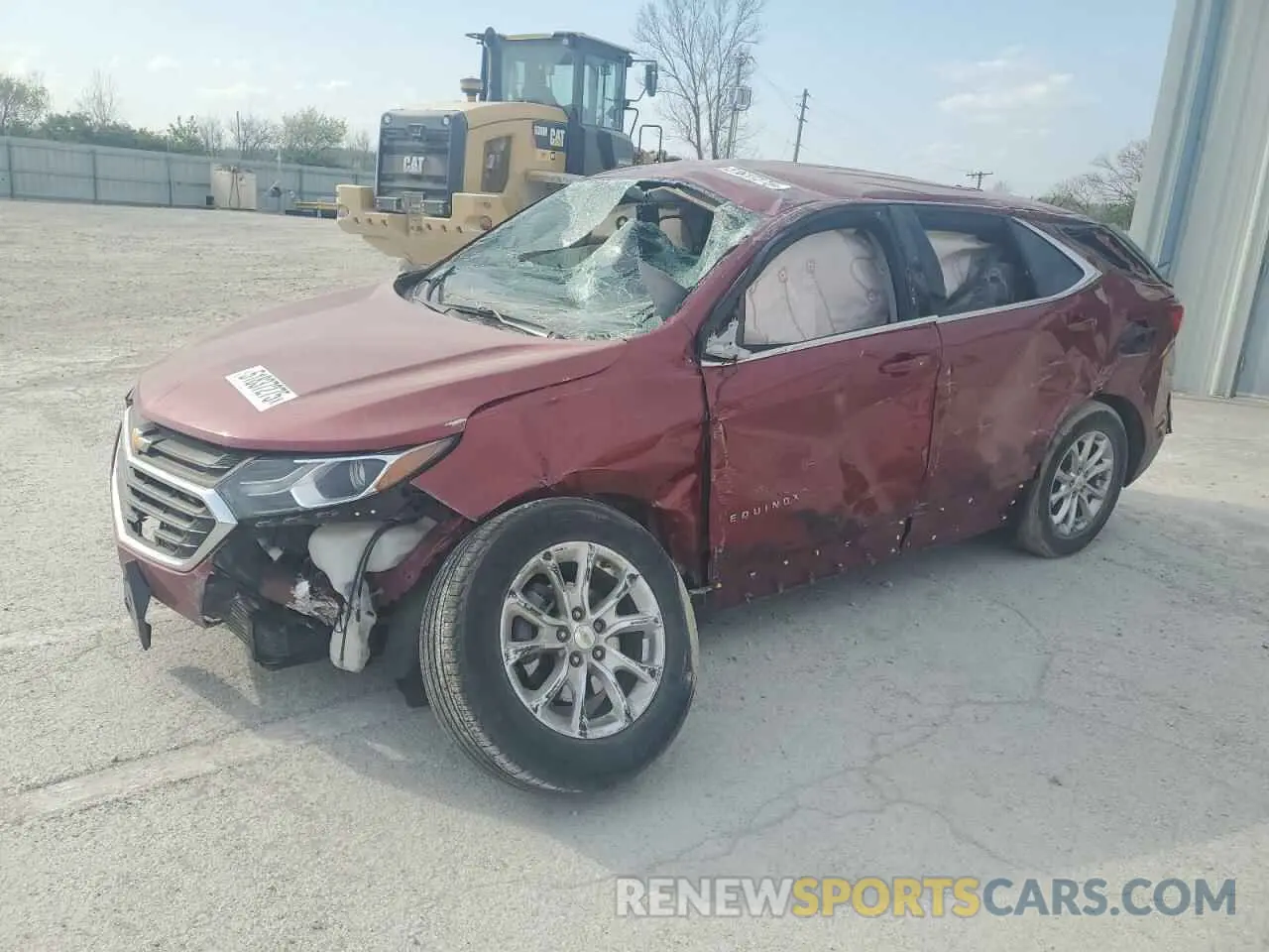 1 Photograph of a damaged car 2GNAXKEV4L6257598 CHEVROLET EQUINOX 2020
