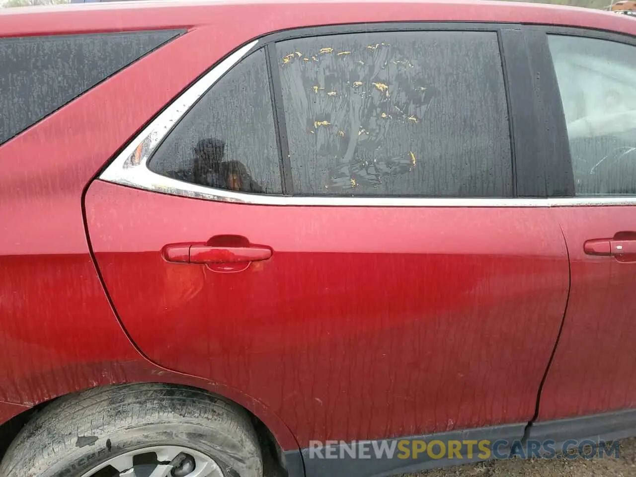 10 Photograph of a damaged car 2GNAXKEV4L6257598 CHEVROLET EQUINOX 2020