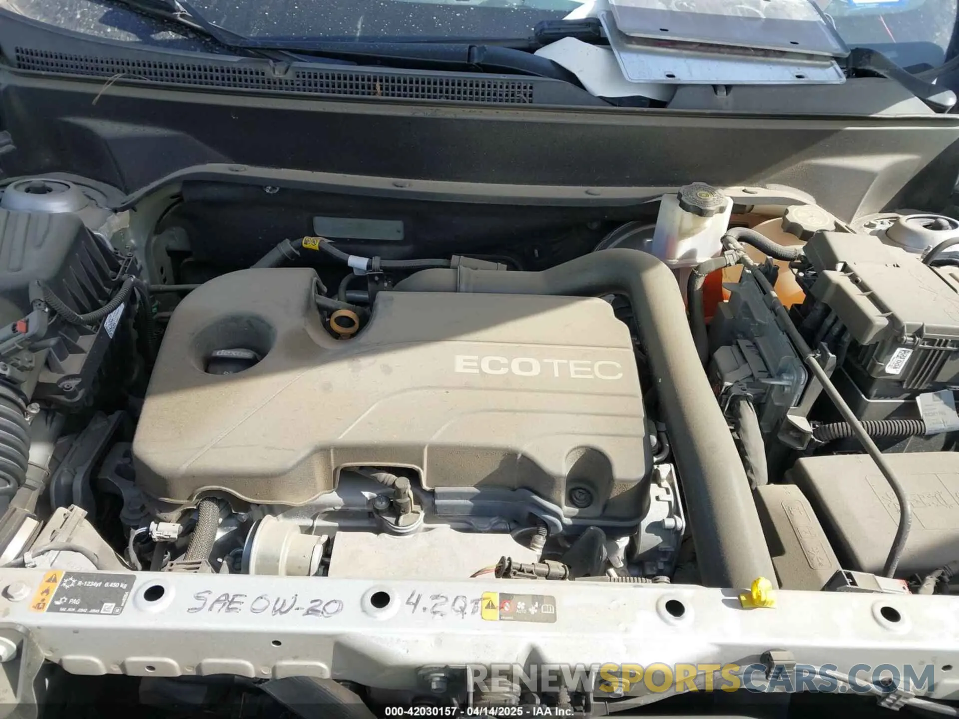 10 Photograph of a damaged car 2GNAXKEV5L6125563 CHEVROLET EQUINOX 2020