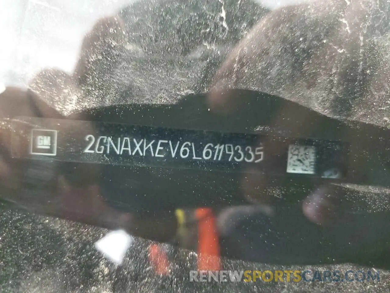 16 Photograph of a damaged car 2GNAXKEV6L6119335 CHEVROLET EQUINOX 2020