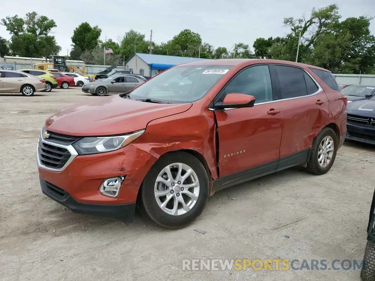 1 Photograph of a damaged car 2GNAXKEV6L6119366 CHEVROLET EQUINOX 2020