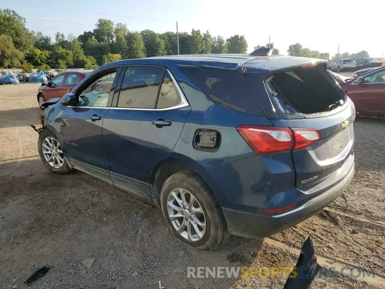 2 Photograph of a damaged car 2GNAXKEV6L6156871 CHEVROLET EQUINOX 2020