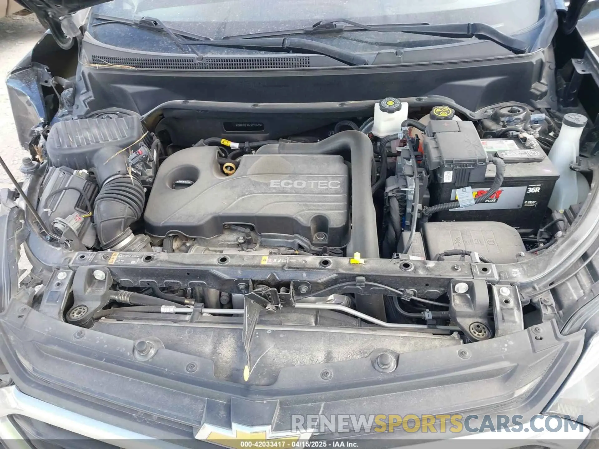 10 Photograph of a damaged car 2GNAXKEV6L6197615 CHEVROLET EQUINOX 2020