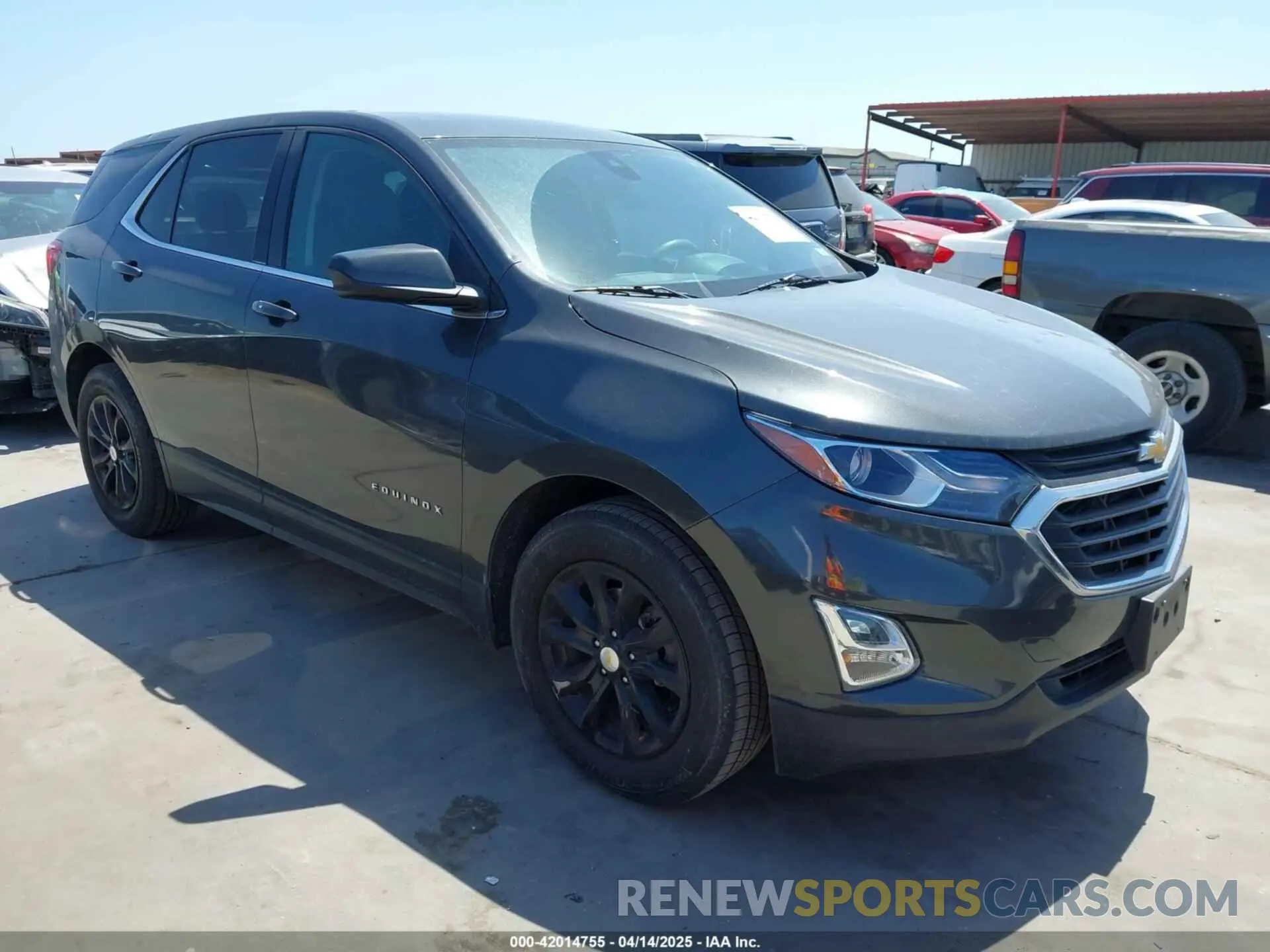 1 Photograph of a damaged car 2GNAXKEV7L6103354 CHEVROLET EQUINOX 2020