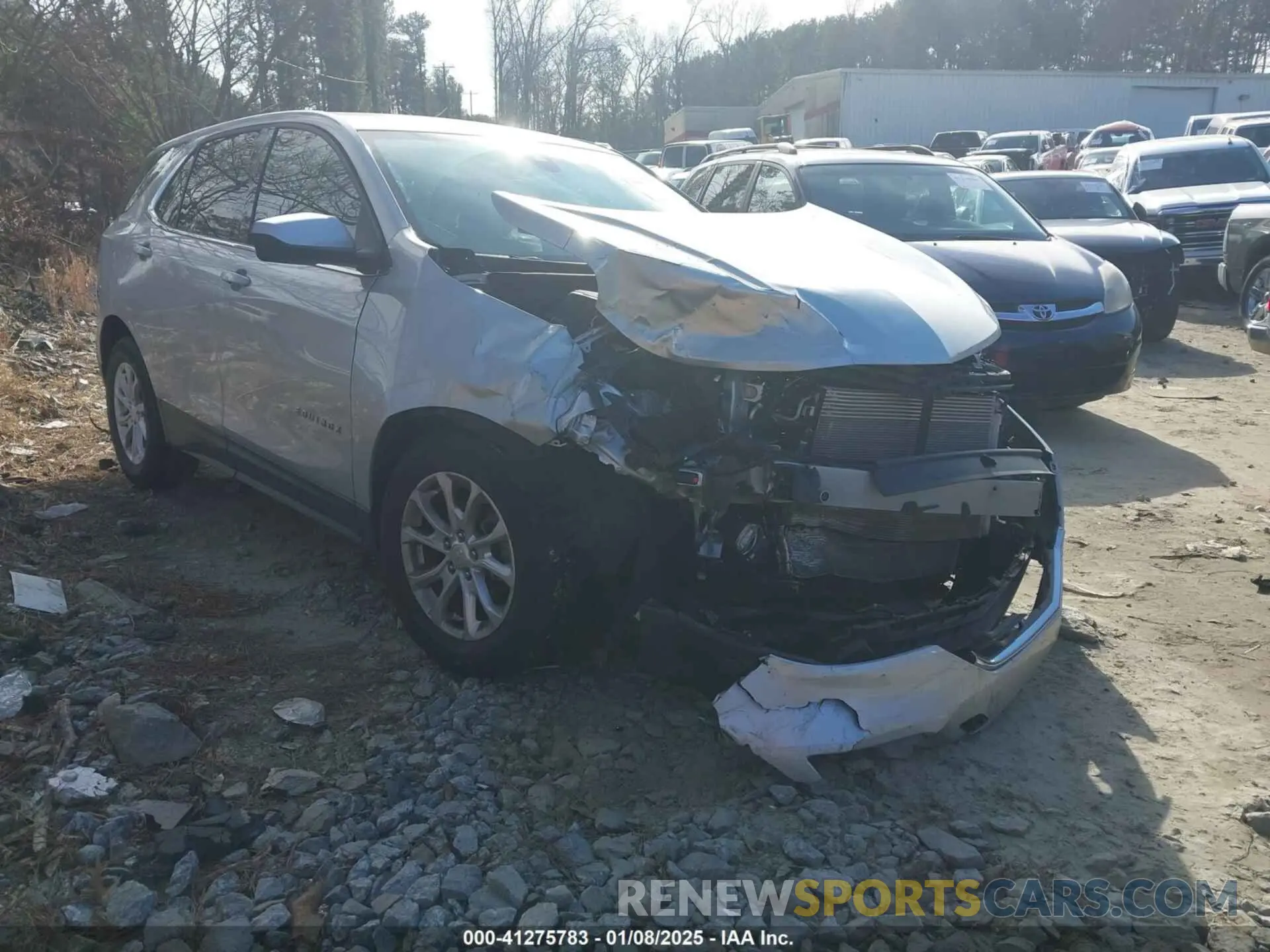 1 Photograph of a damaged car 2GNAXKEV7L6144454 CHEVROLET EQUINOX 2020