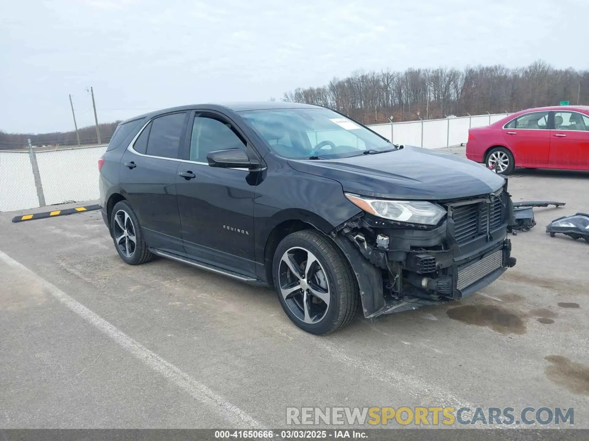 1 Photograph of a damaged car 2GNAXKEV8L6105369 CHEVROLET EQUINOX 2020