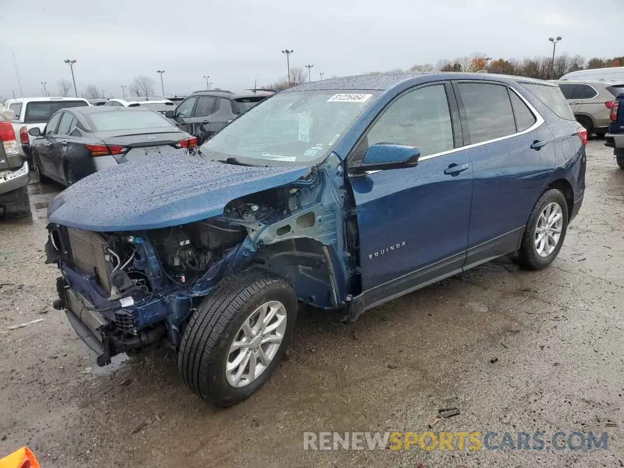 1 Photograph of a damaged car 2GNAXKEV8L6160663 CHEVROLET EQUINOX 2020