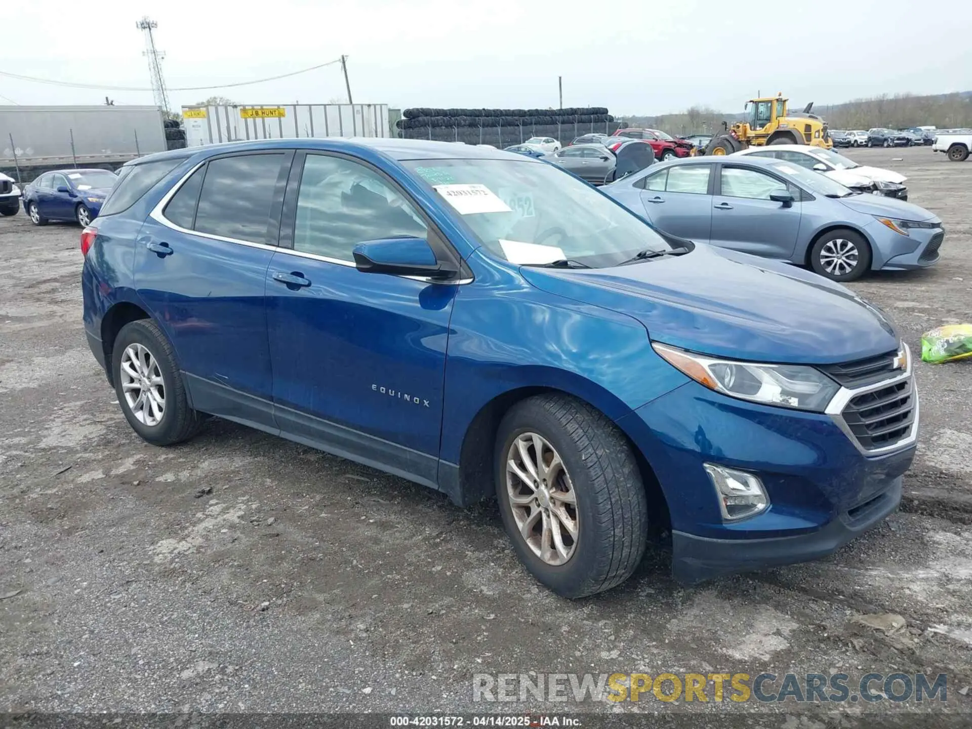 1 Photograph of a damaged car 2GNAXKEV9L6160204 CHEVROLET EQUINOX 2020