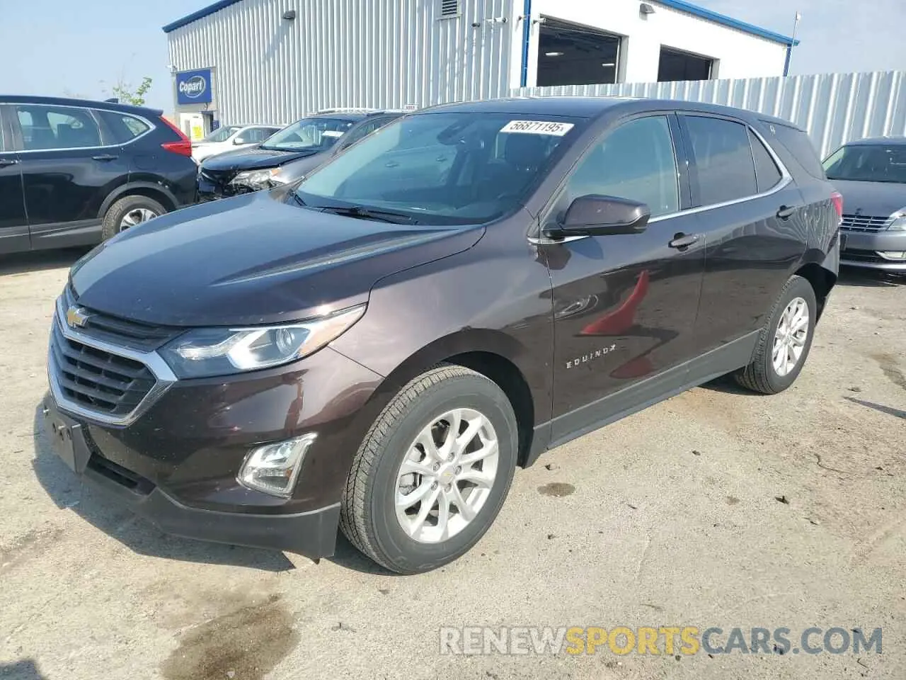 1 Photograph of a damaged car 2GNAXKEVXL6104725 CHEVROLET EQUINOX 2020