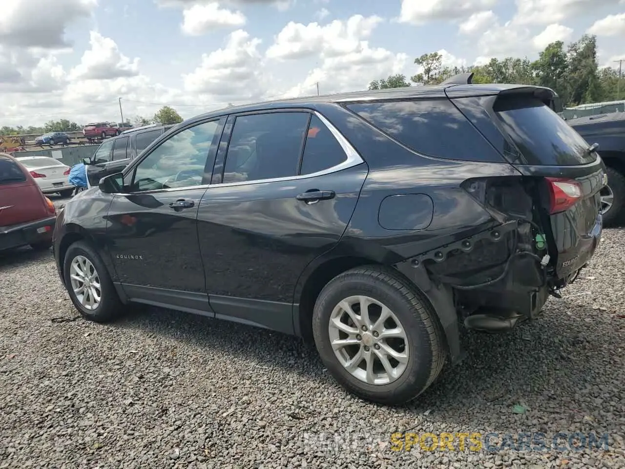 2 Photograph of a damaged car 2GNAXKEVXL6134680 CHEVROLET EQUINOX 2020