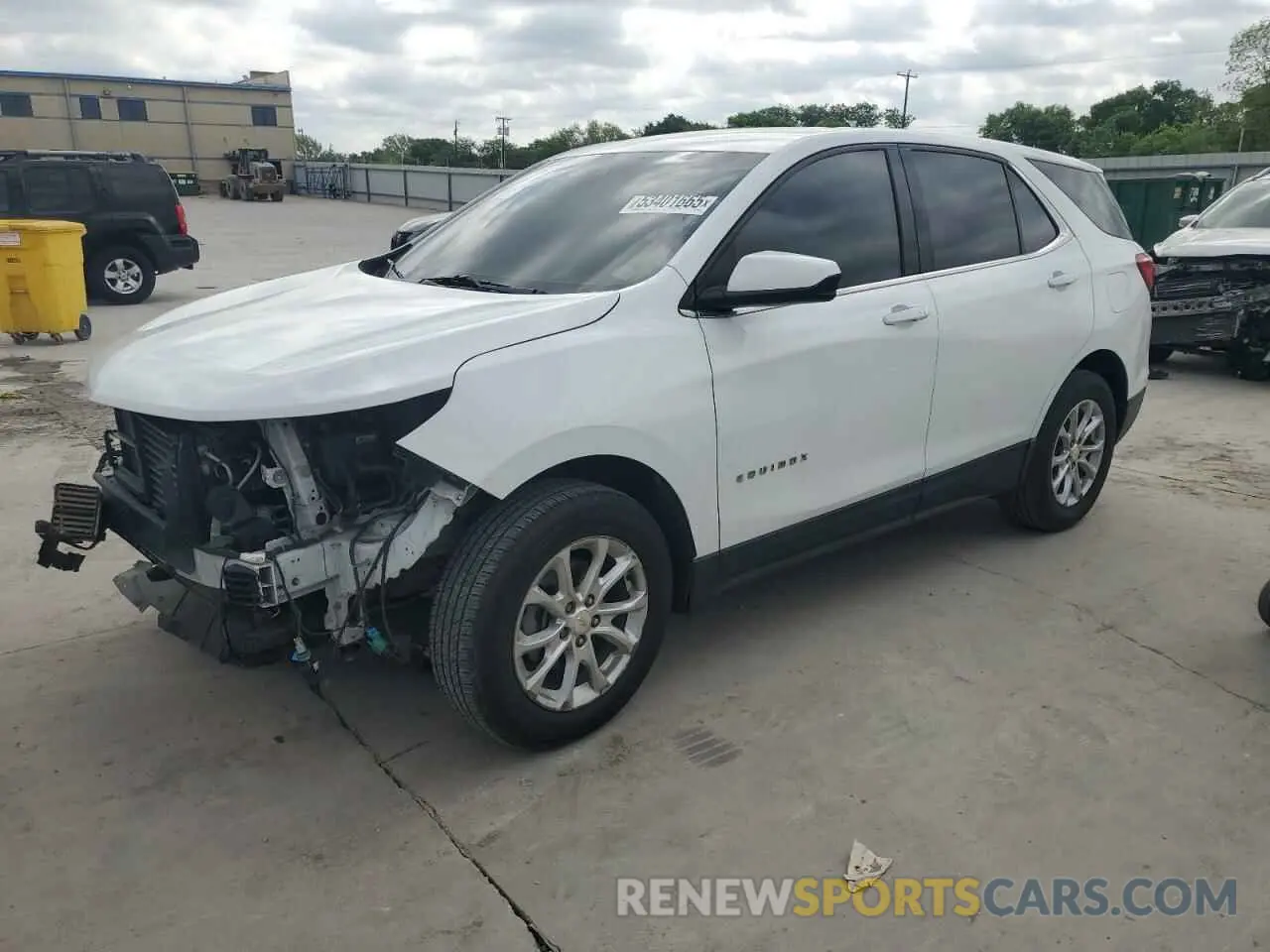 1 Photograph of a damaged car 2GNAXKEVXL6137336 CHEVROLET EQUINOX 2020