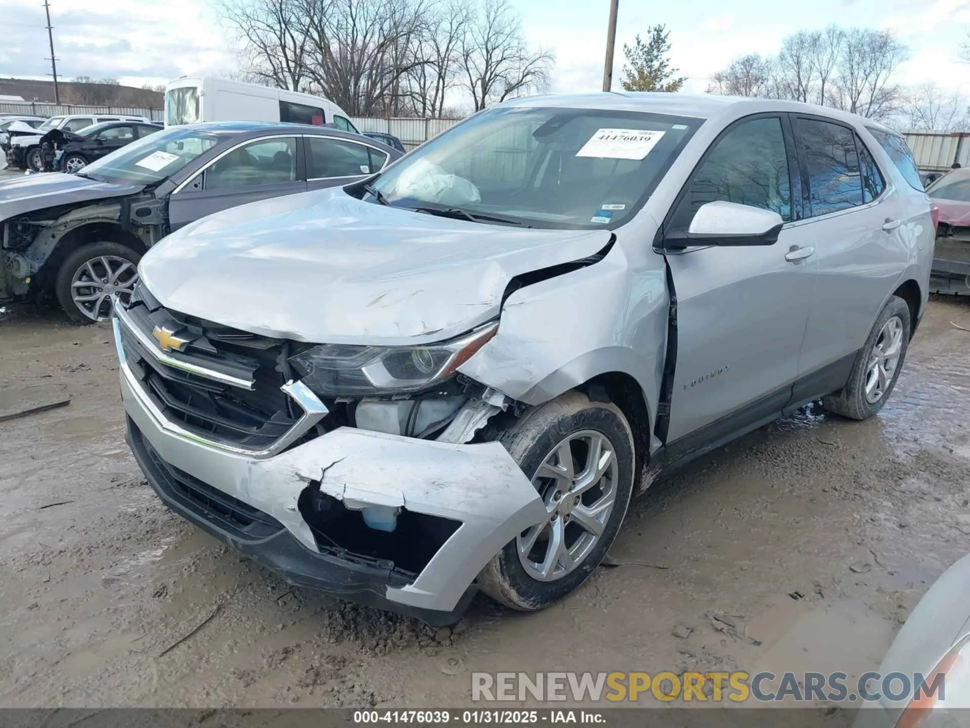 2 Photograph of a damaged car 2GNAXKEVXL6212195 CHEVROLET EQUINOX 2020