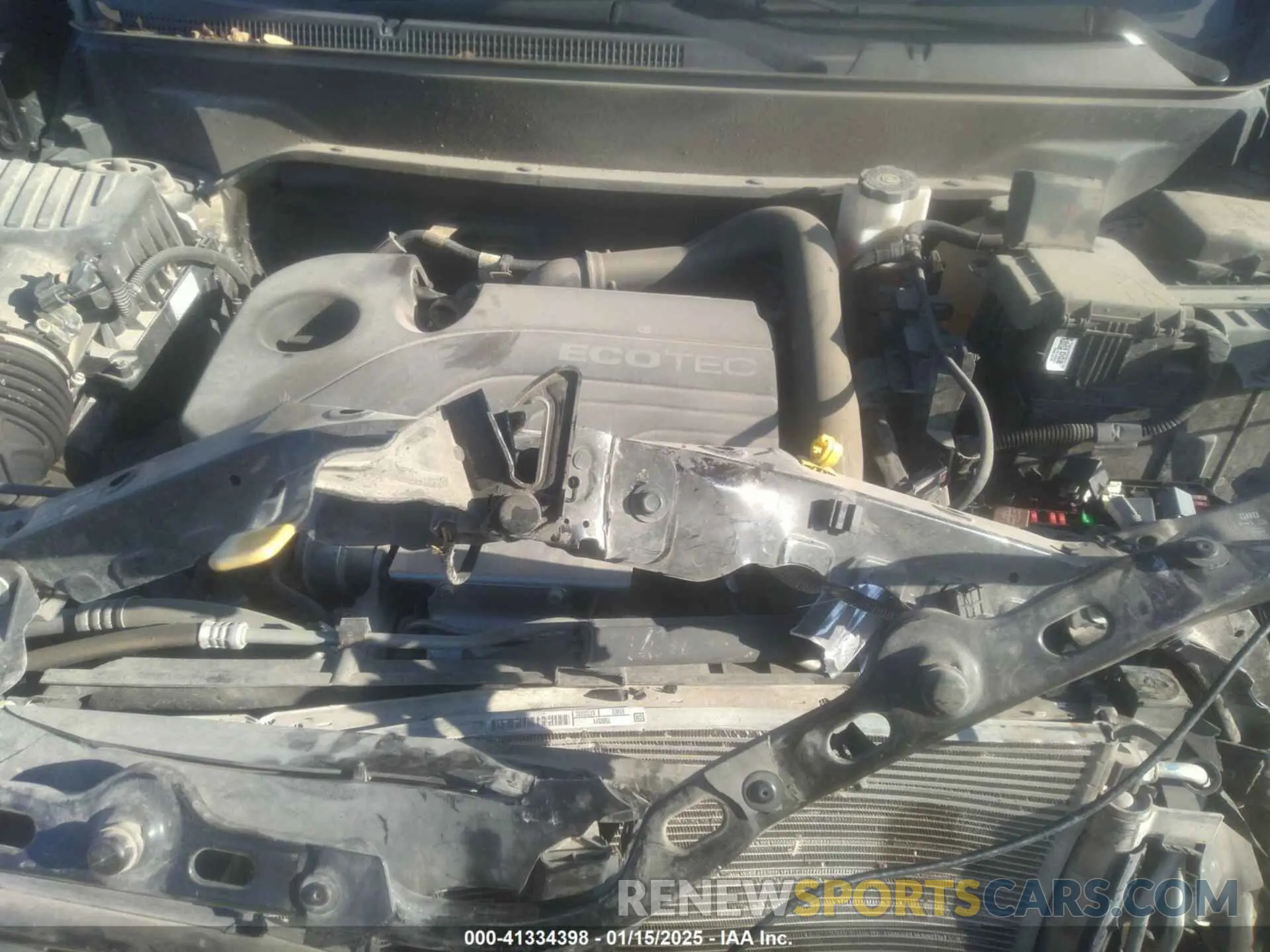 10 Photograph of a damaged car 2GNAXKEVXL6245715 CHEVROLET EQUINOX 2020