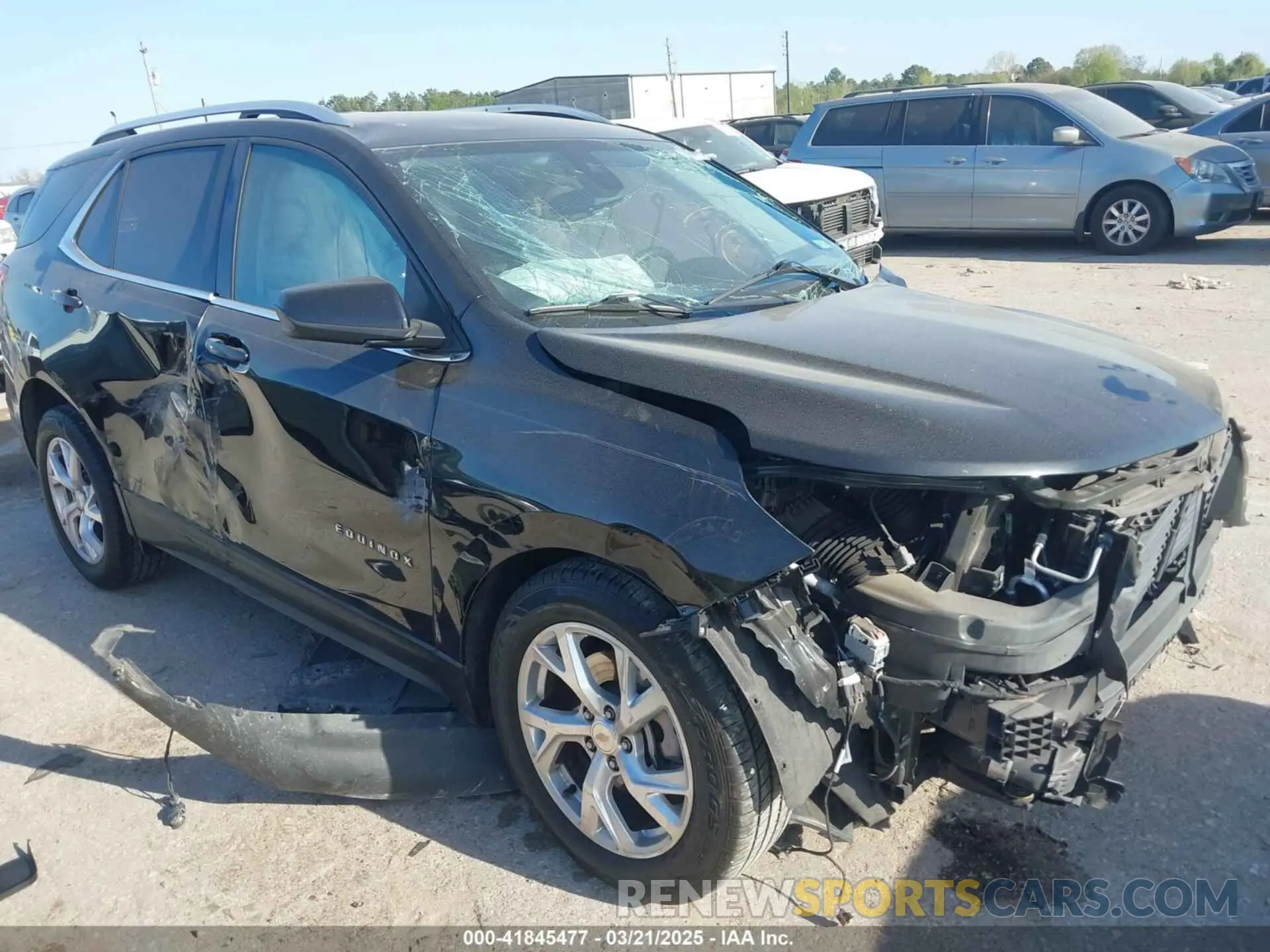 1 Photograph of a damaged car 2GNAXLEX0L6132797 CHEVROLET EQUINOX 2020