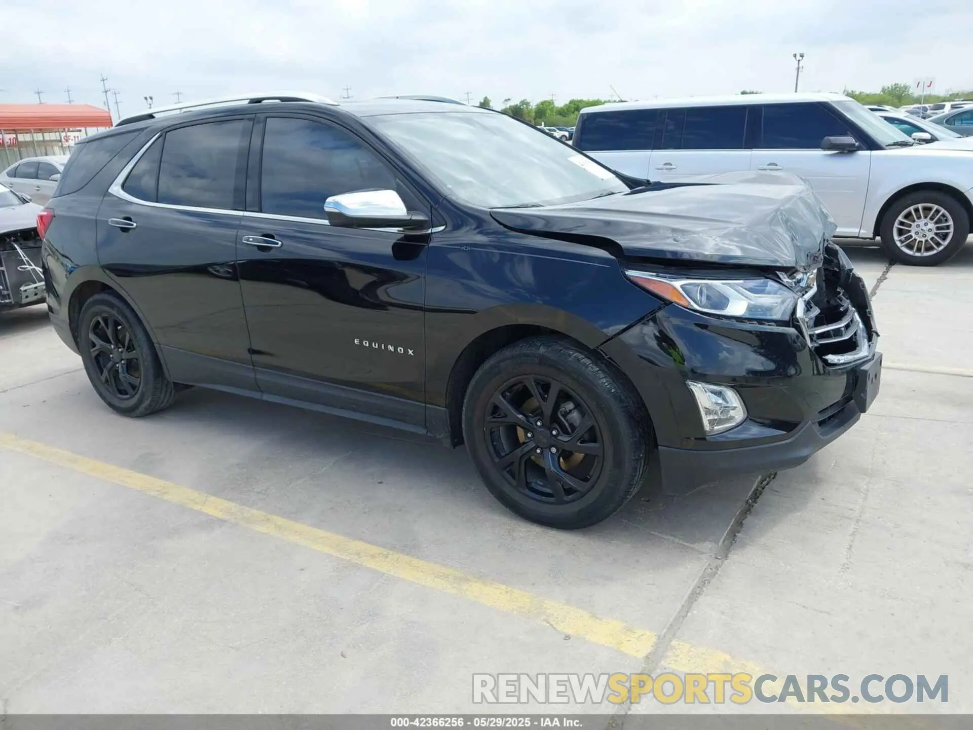1 Photograph of a damaged car 2GNAXNEV1L6275915 CHEVROLET EQUINOX 2020