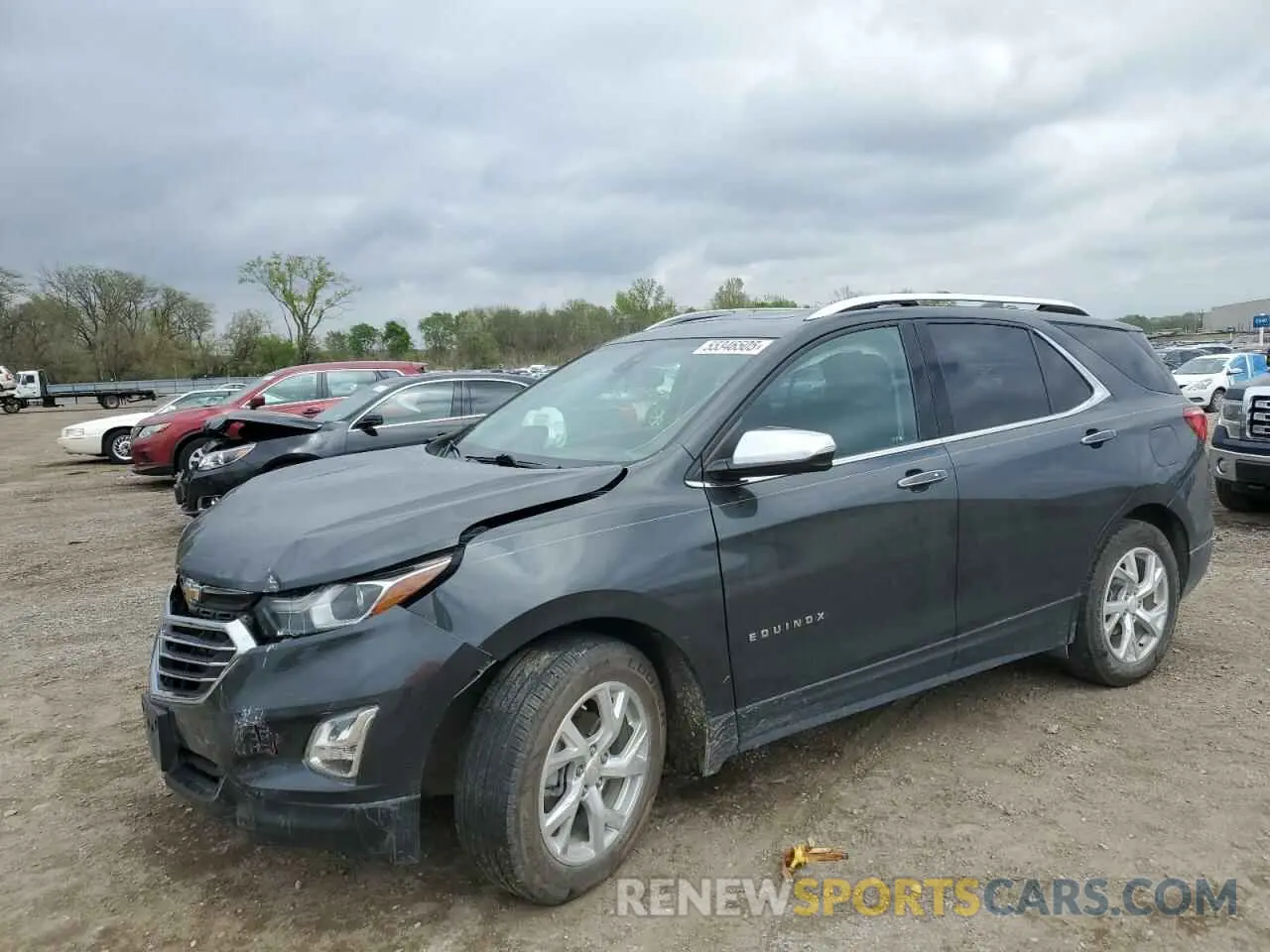 1 Photograph of a damaged car 2GNAXNEV4L6169880 CHEVROLET EQUINOX 2020