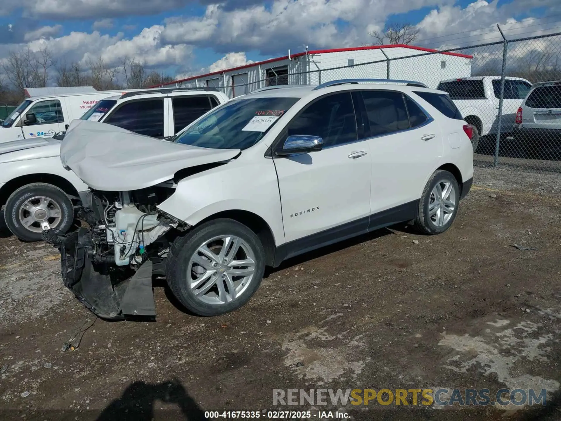 2 Photograph of a damaged car 2GNAXNEV7L6175592 CHEVROLET EQUINOX 2020