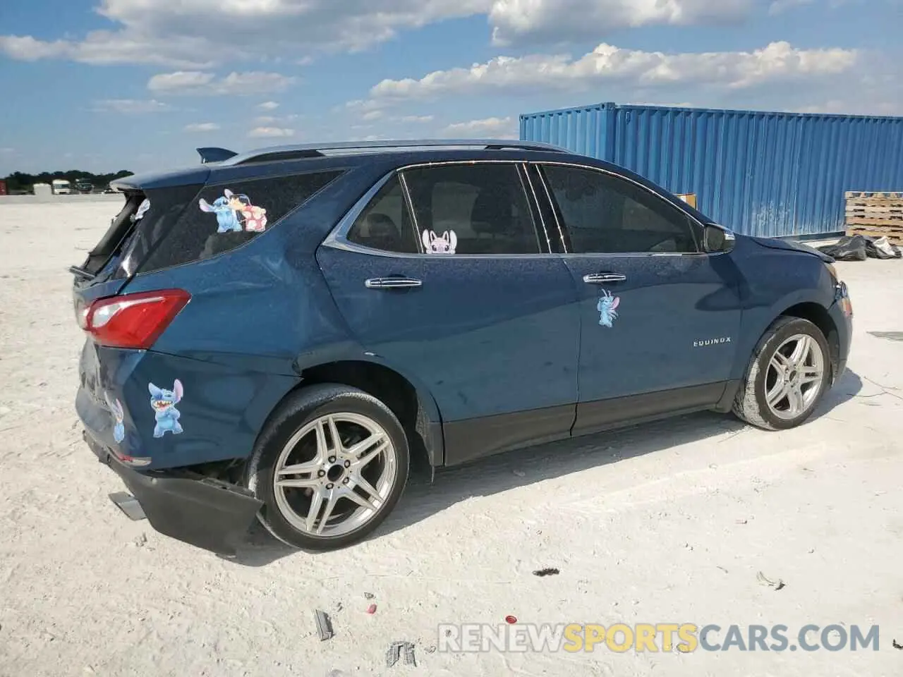 3 Photograph of a damaged car 2GNAXPEX0L6224449 CHEVROLET EQUINOX 2020