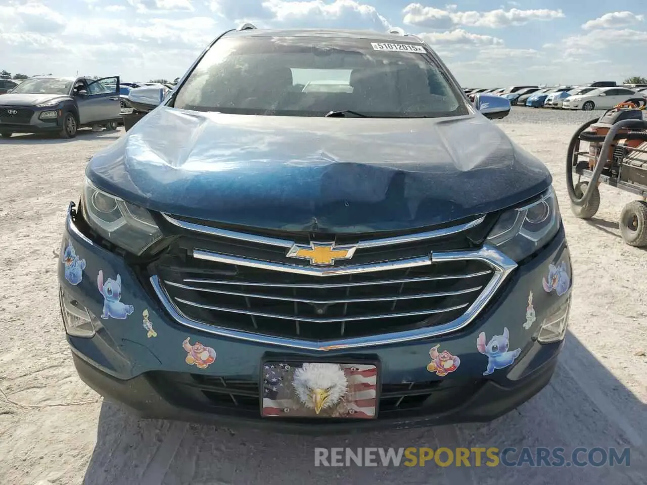5 Photograph of a damaged car 2GNAXPEX0L6224449 CHEVROLET EQUINOX 2020